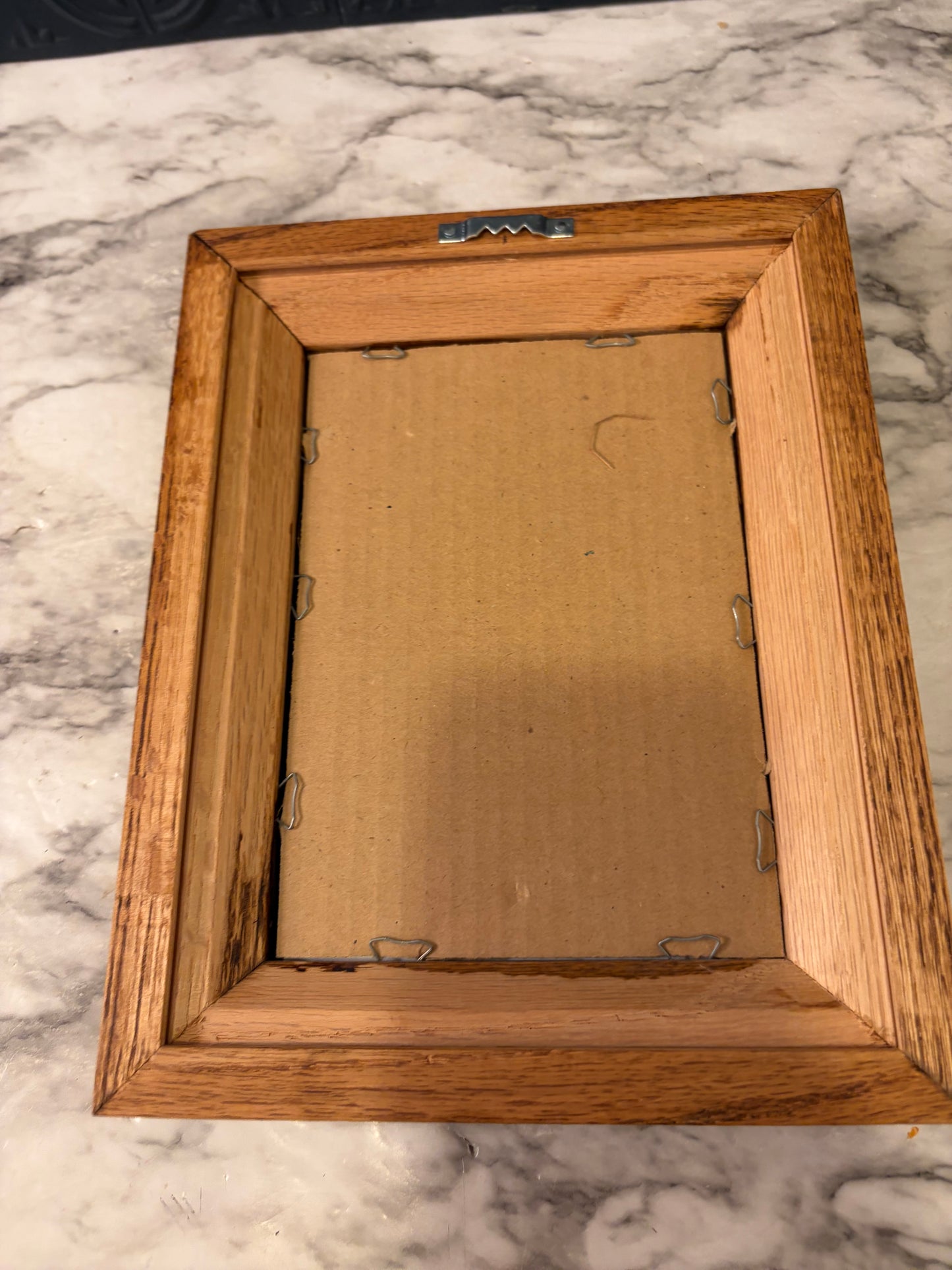 Orpinas Print Ducks in Wood Frame