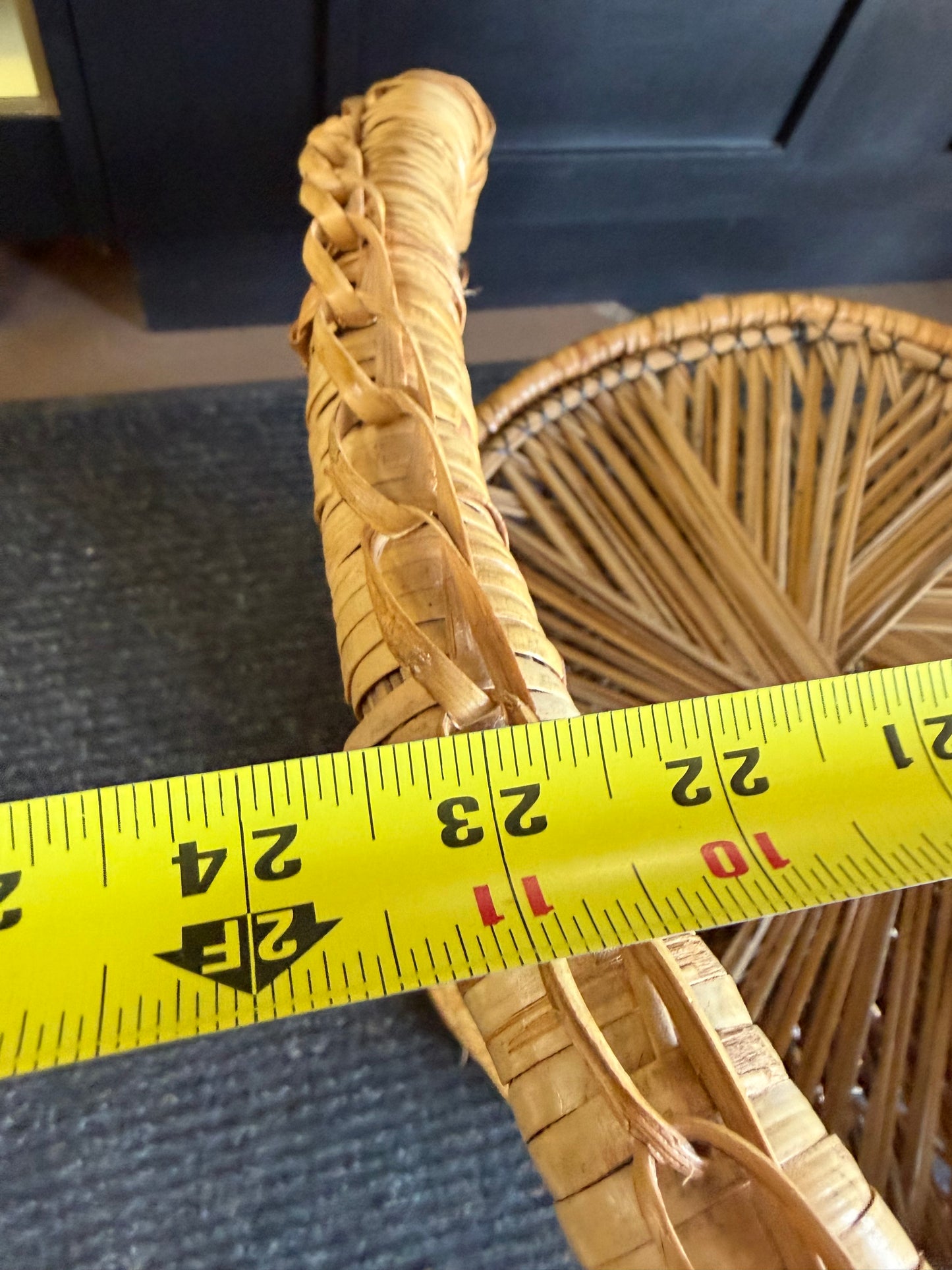 Wicker Barrel Chair