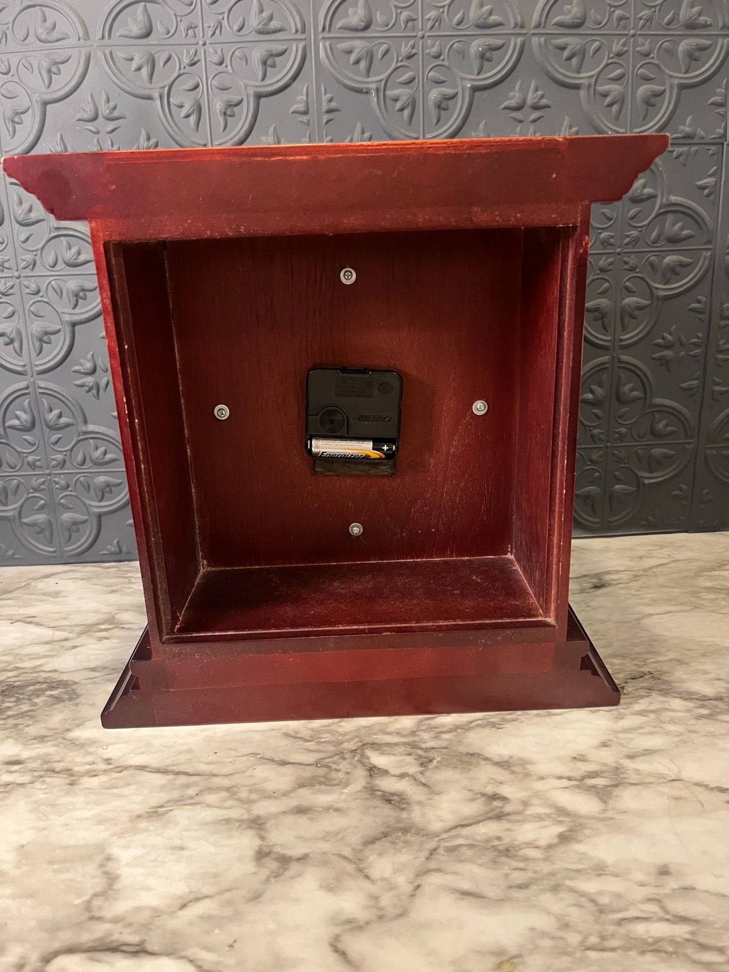 Cherry Wood Mantle Clock