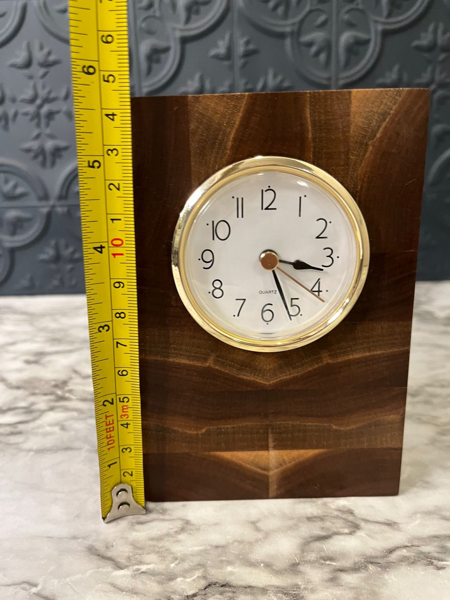 Wood Triangle Clock Dan R Smith