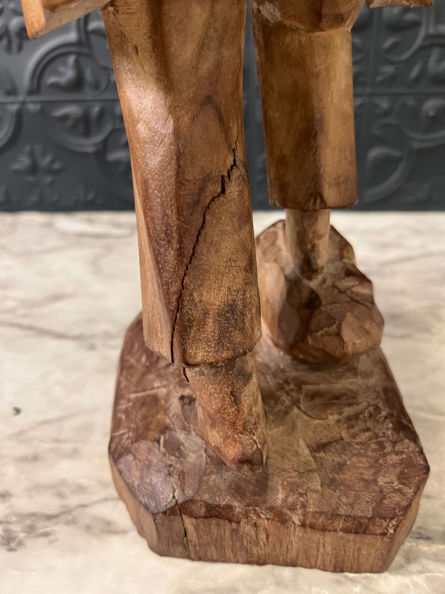 Large Wood Carved Man