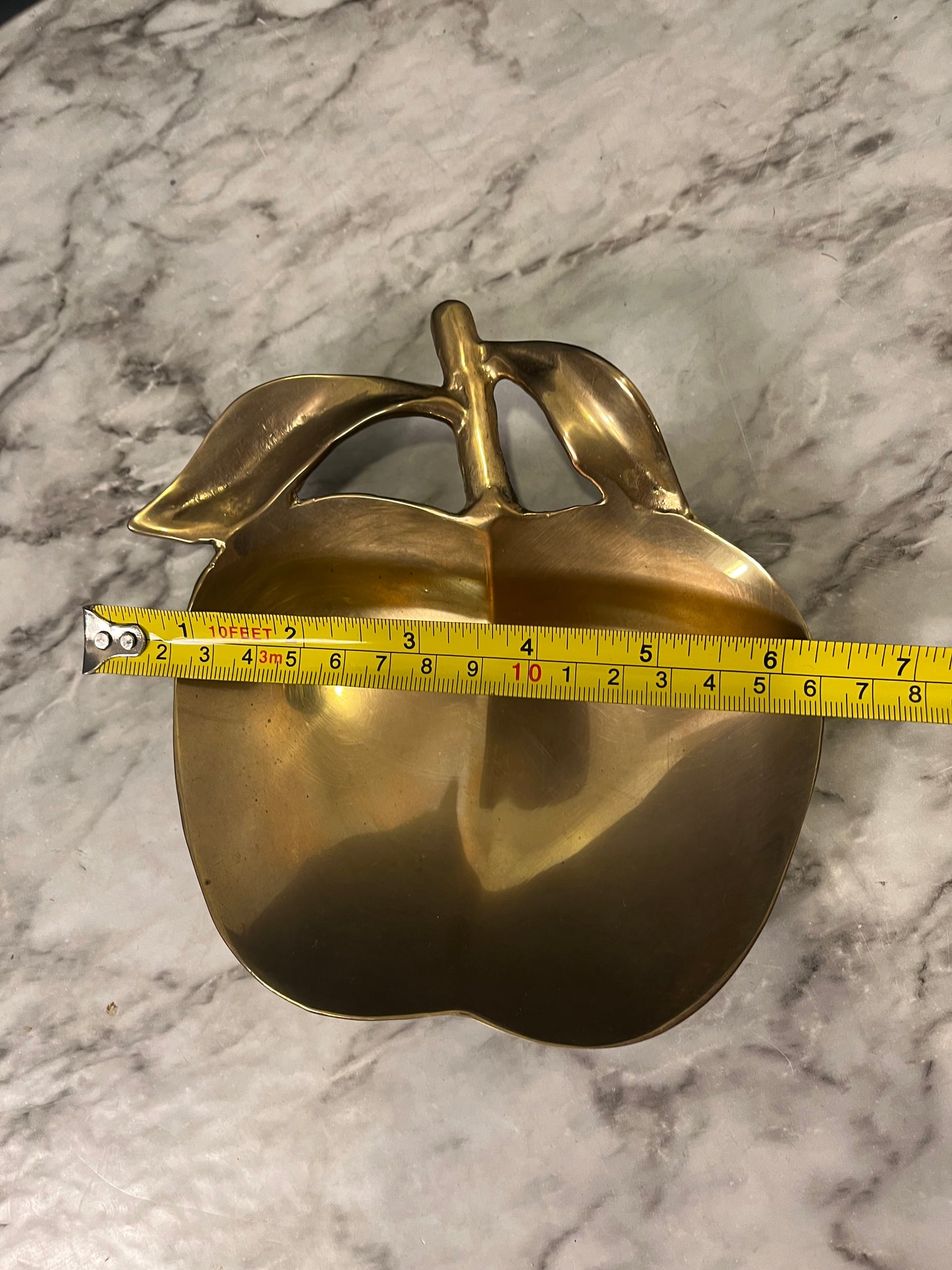 Brass Apple Trinket Dish