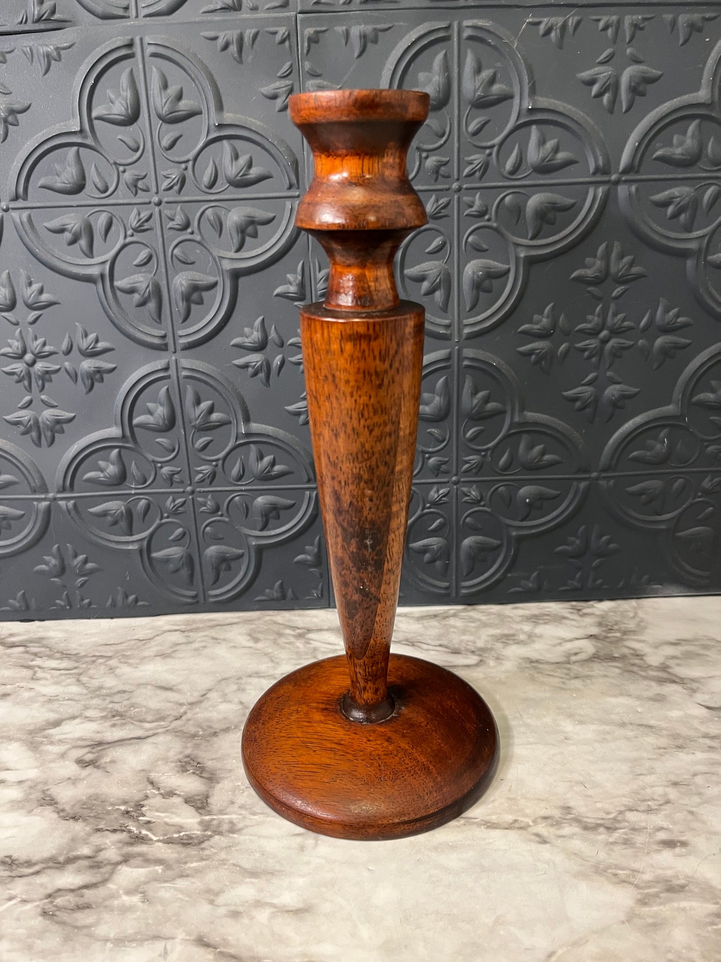 Wood Turned Candle Holder