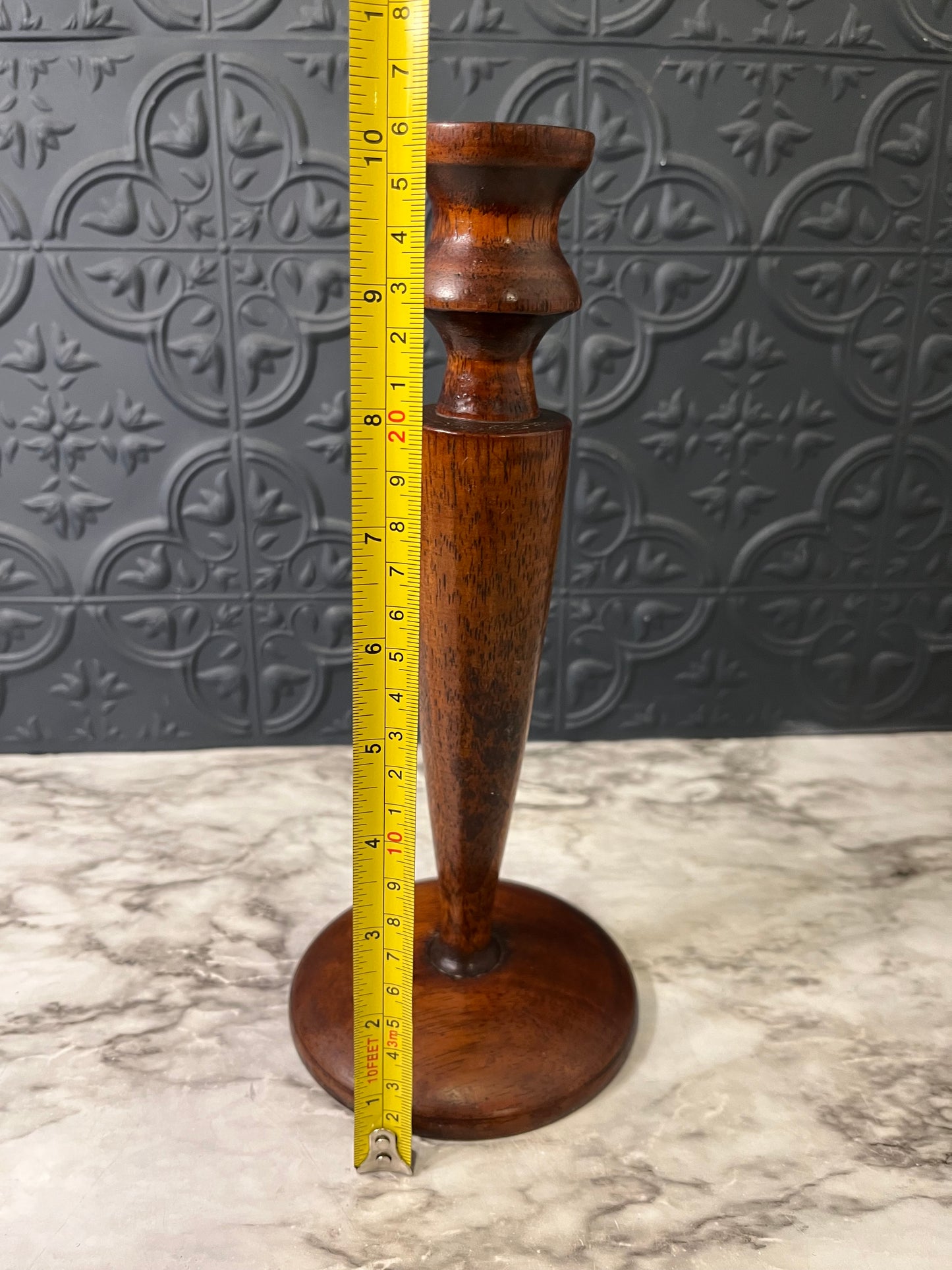 Wood Turned Candle Holder