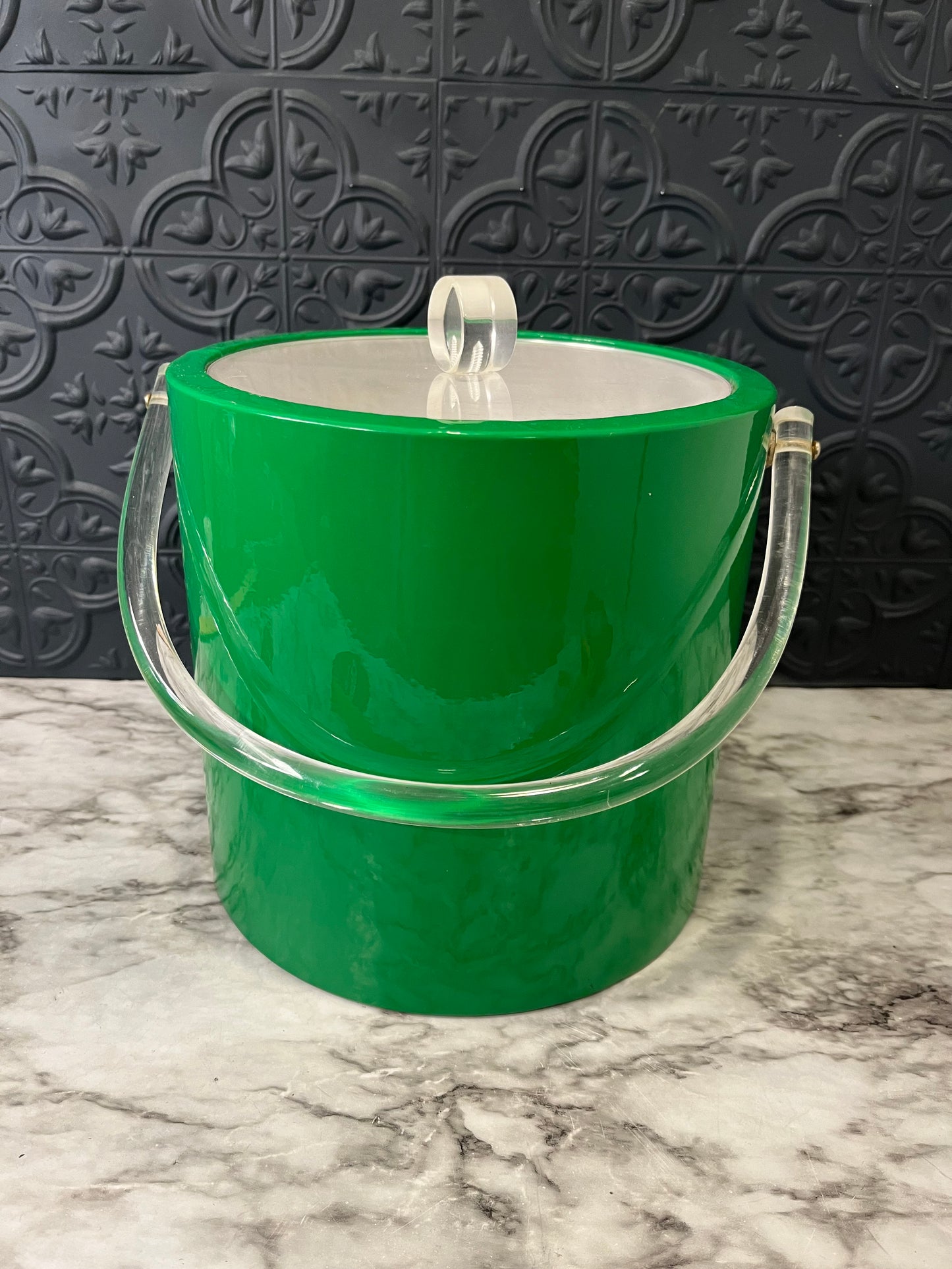 Green Vinyl Ice Bucket