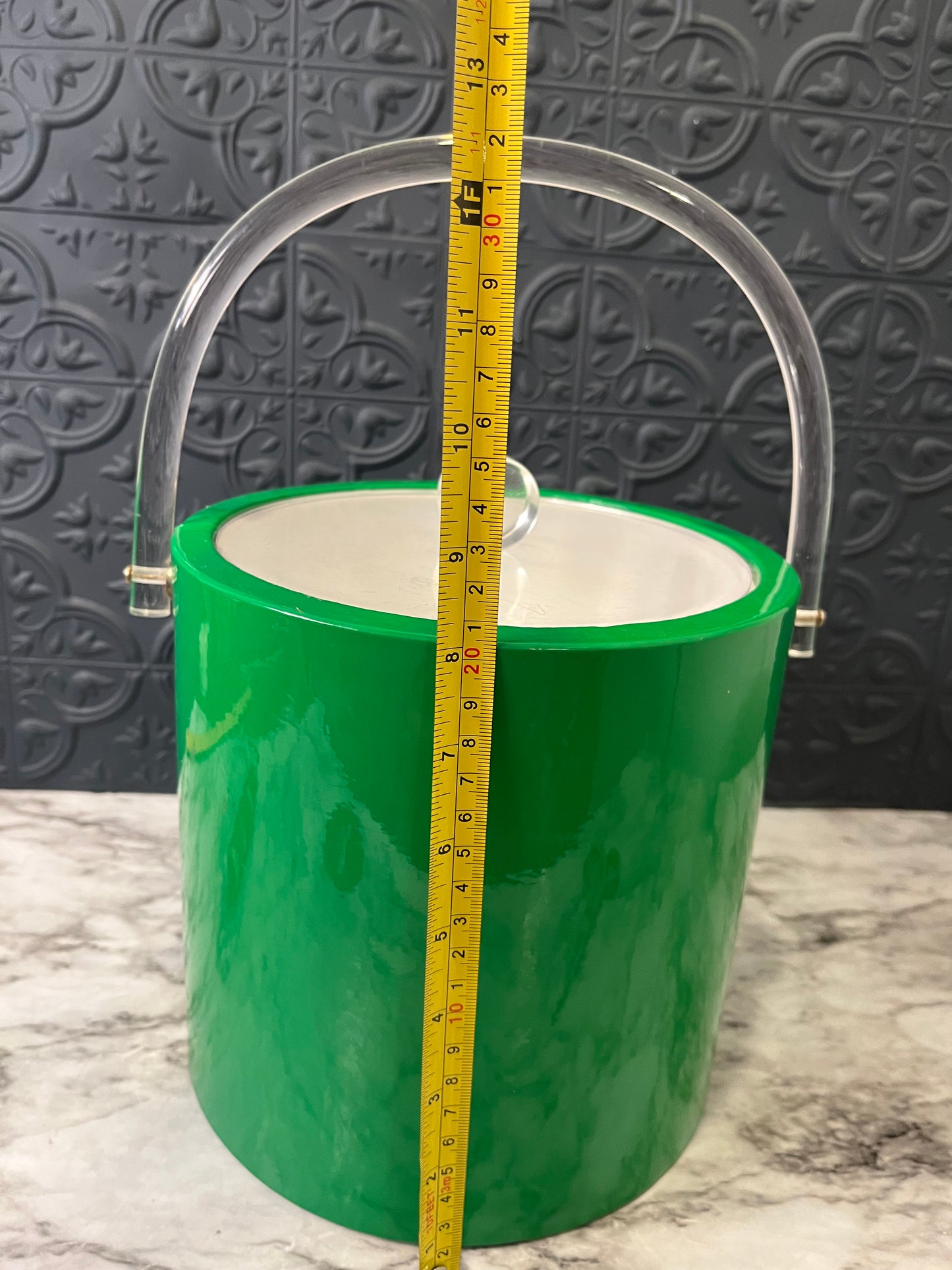 Green Vinyl Ice Bucket