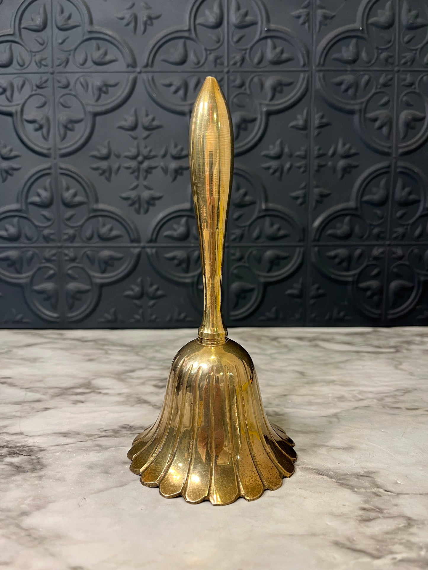 Brass Bell with Scallop Bottom