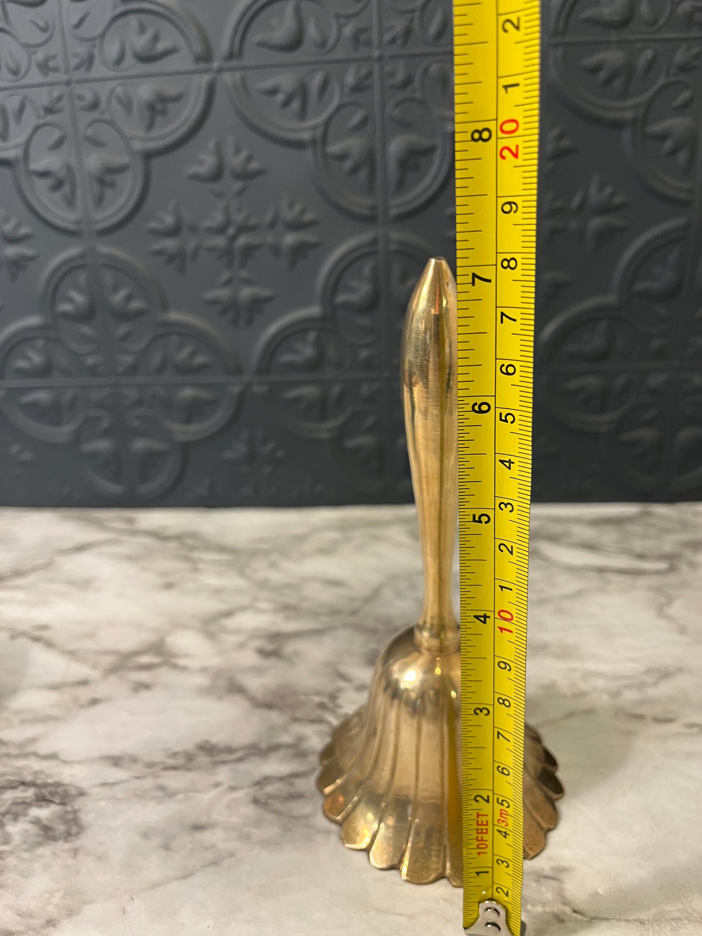 Brass Bell with Scallop Bottom