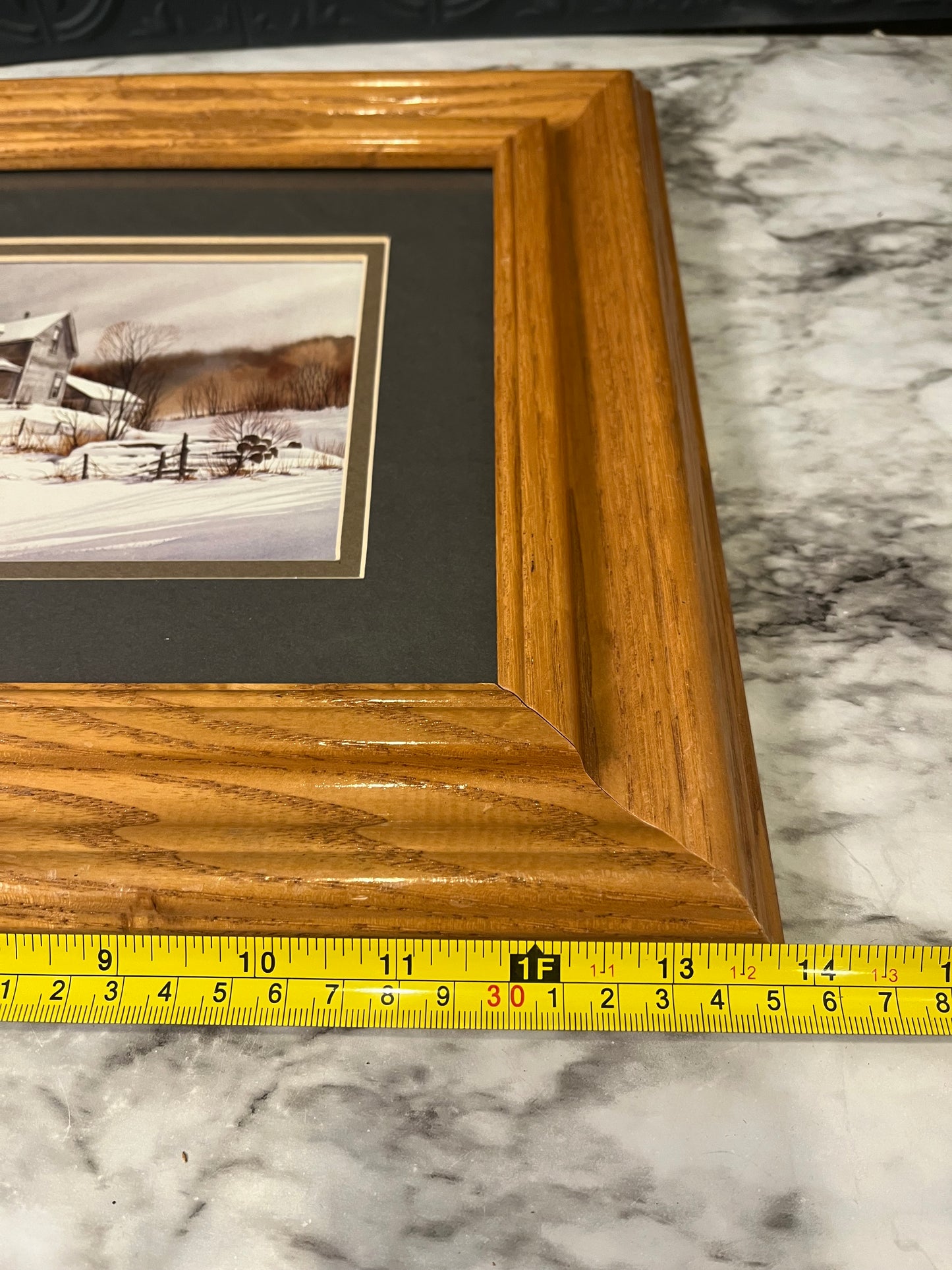 Winter Home Print Framed