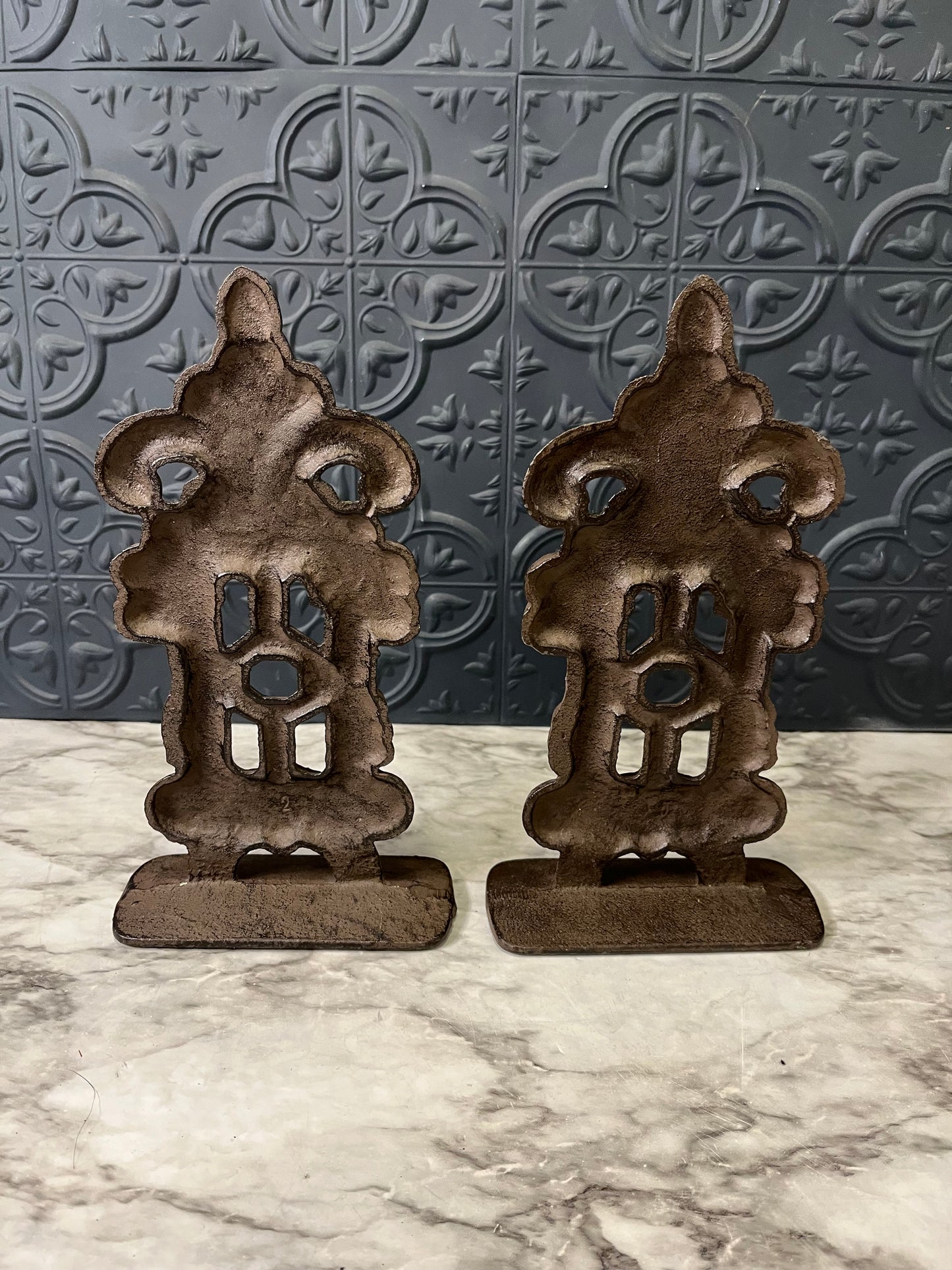 Cast Iron Doorstop x 2