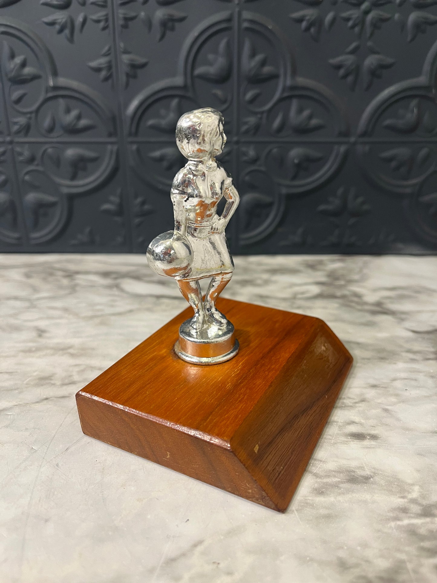 Vintage Womens Bowling Trophy
