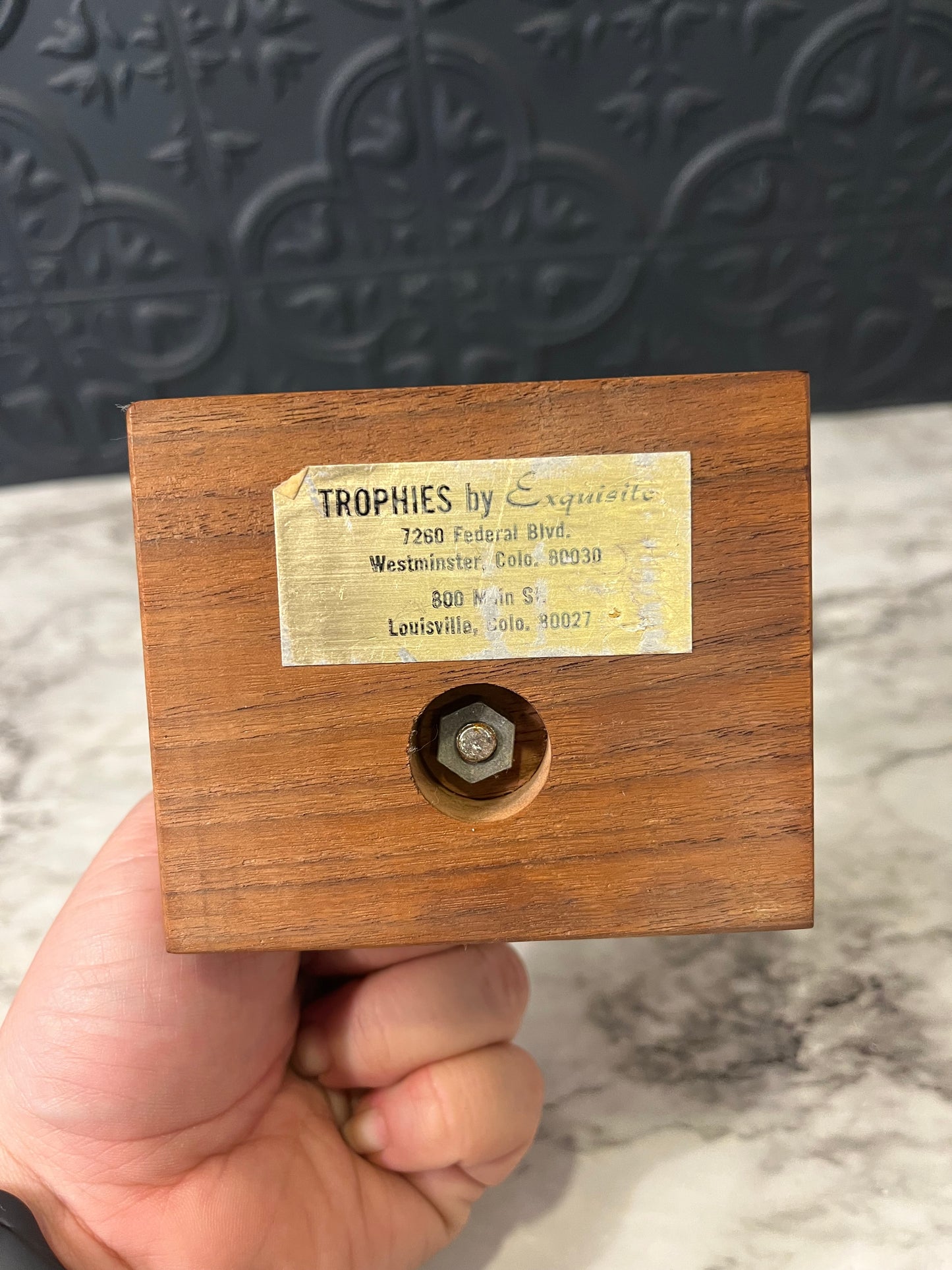 Vintage Womens Bowling Trophy