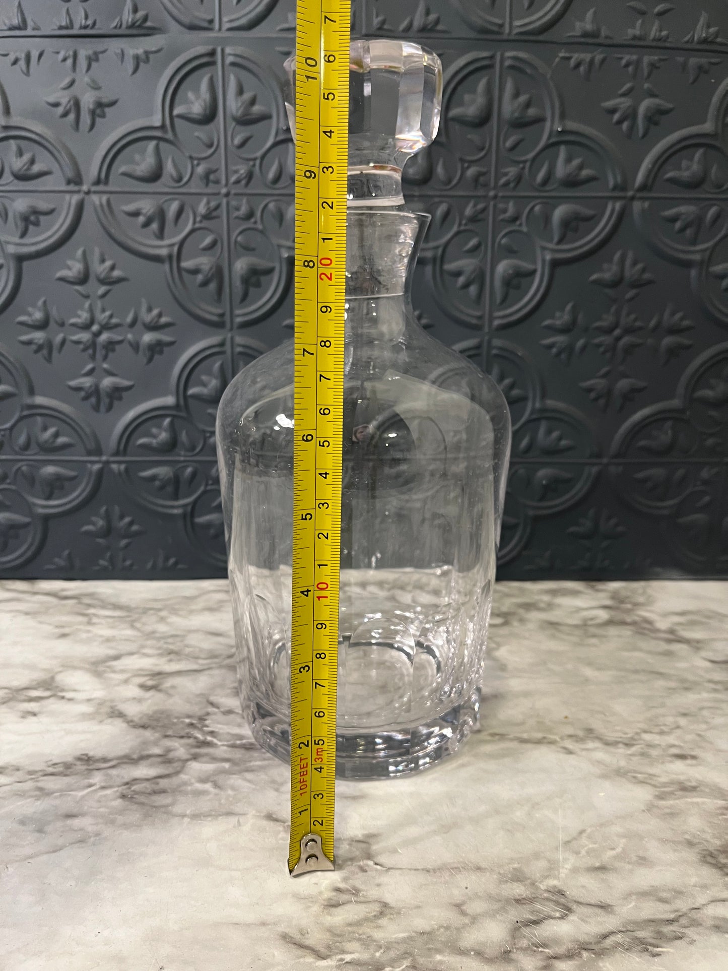 Glass Decanter Octagon Stopper
