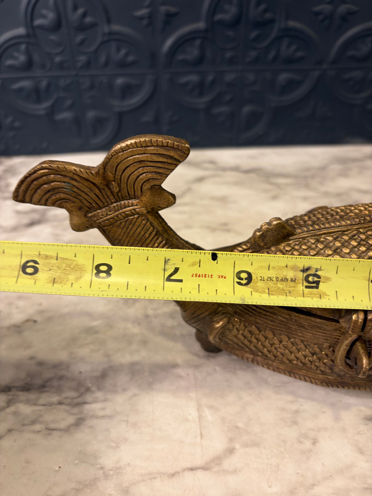 Brass Fish Trinket Box