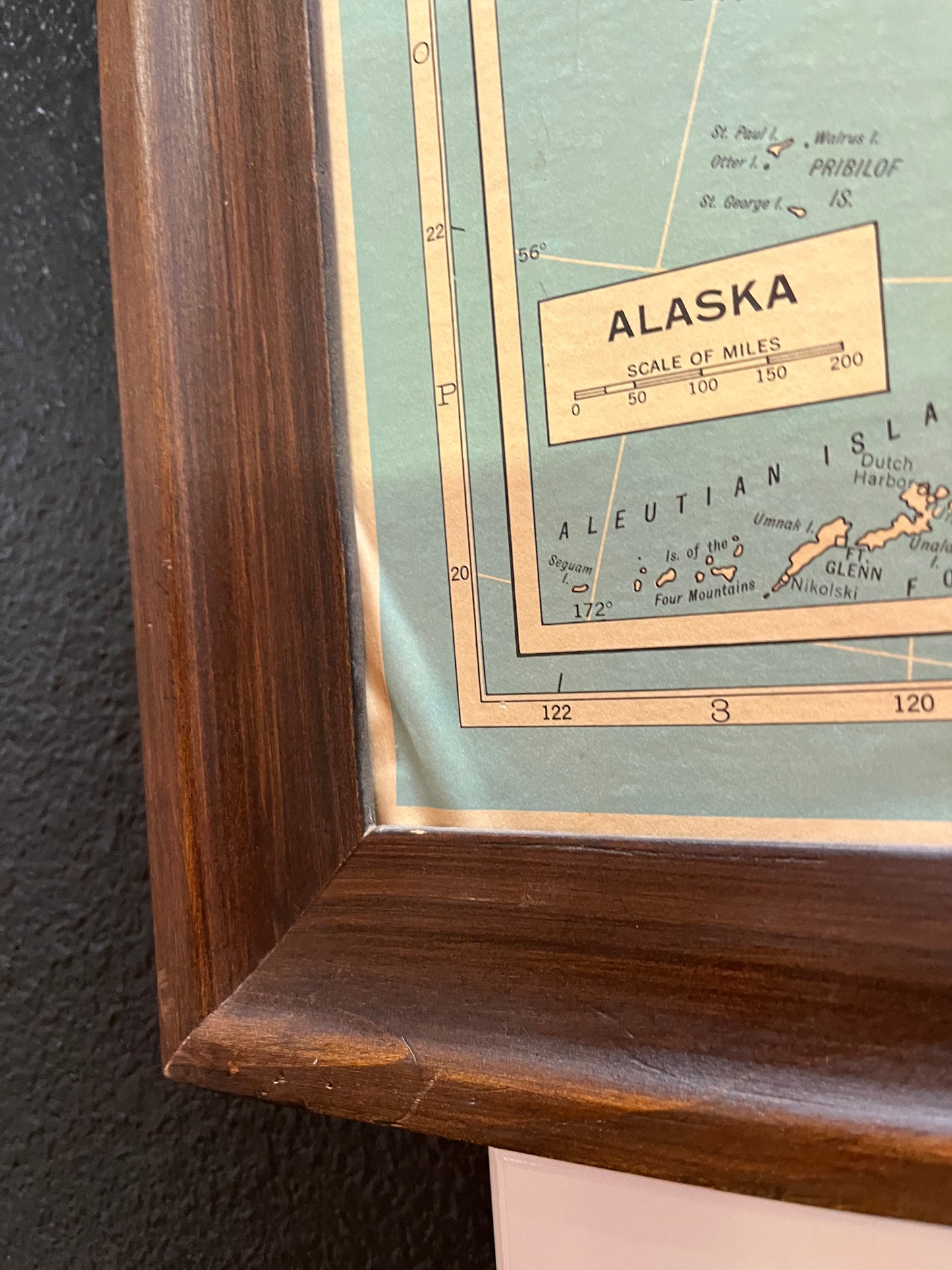 Large US Map 1970s