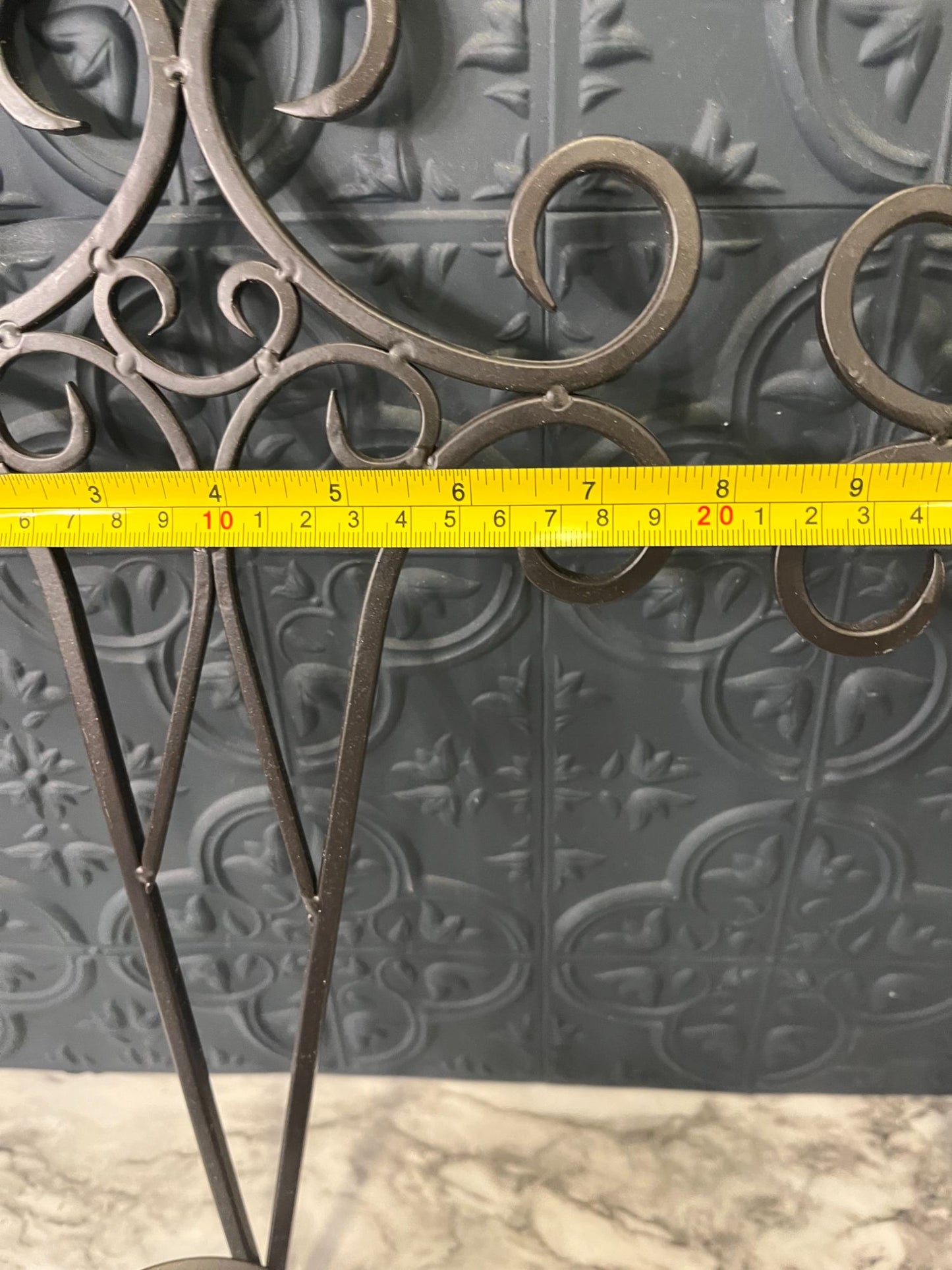 Black Metal Sconces Set of 2