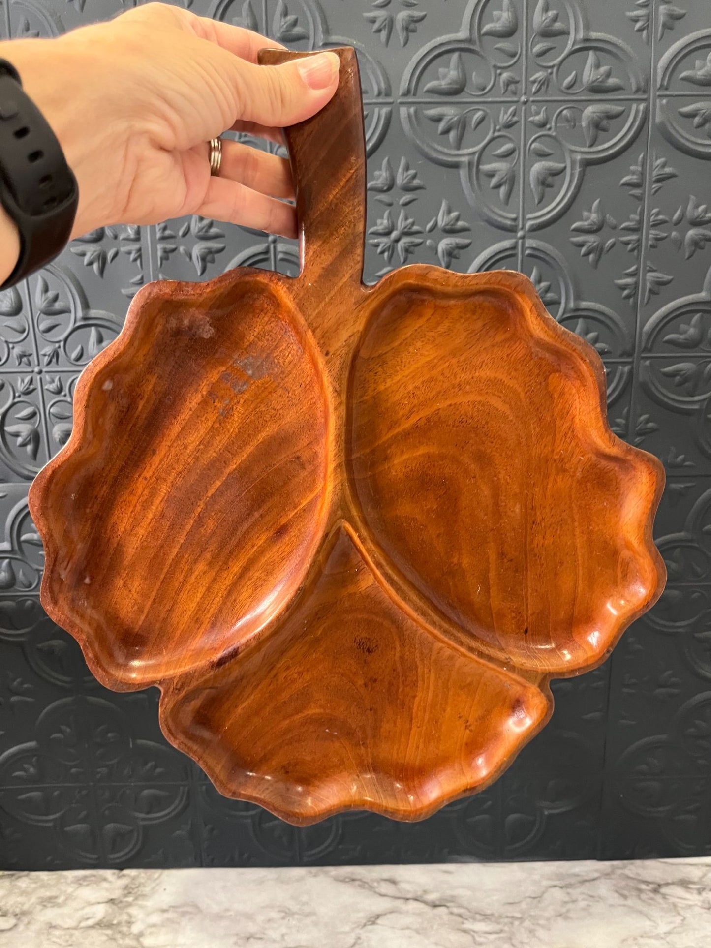 Wood Leaf Dish