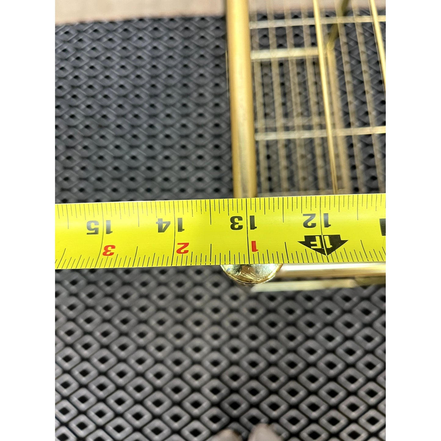 Brass Wire 3 Tier Shelf