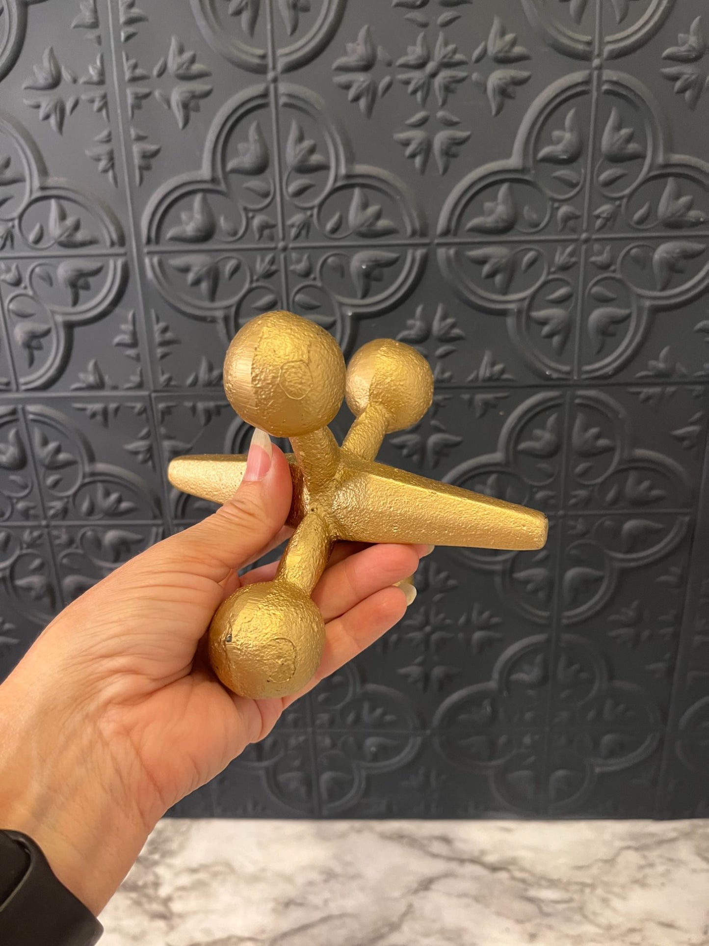 Cast Iron Gold Jack/bookend