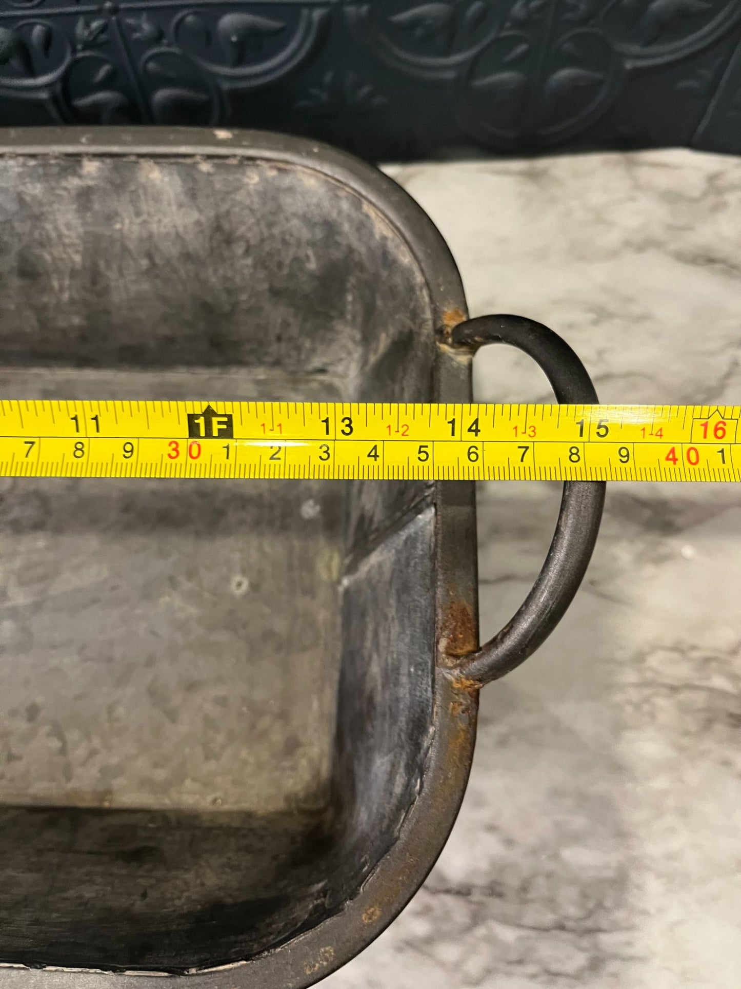 Metal Shallow Bowl