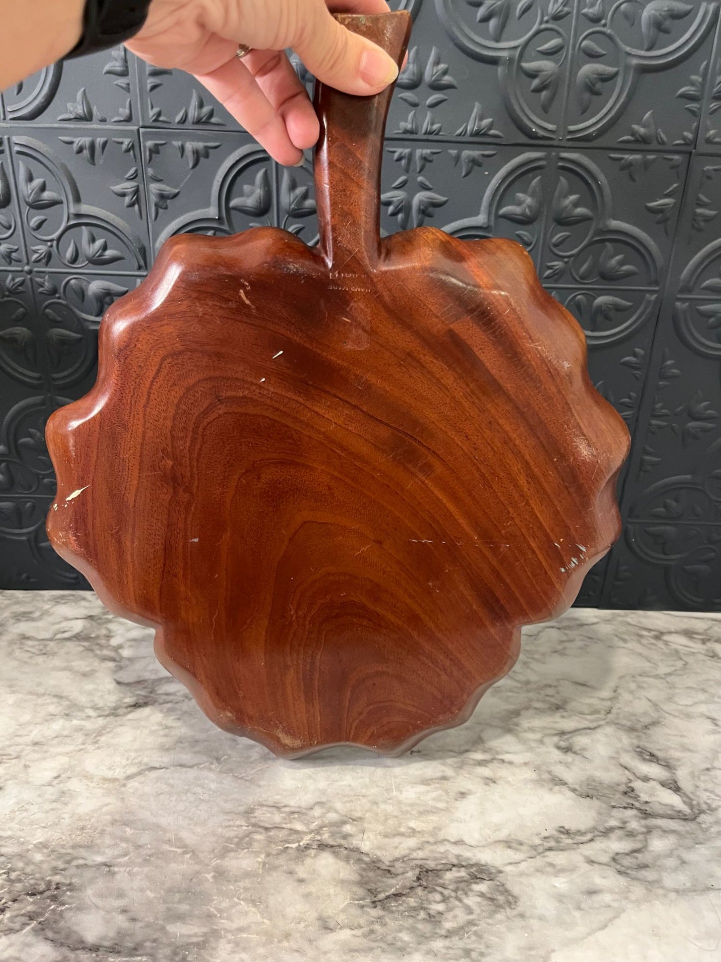 Wood Leaf Dish