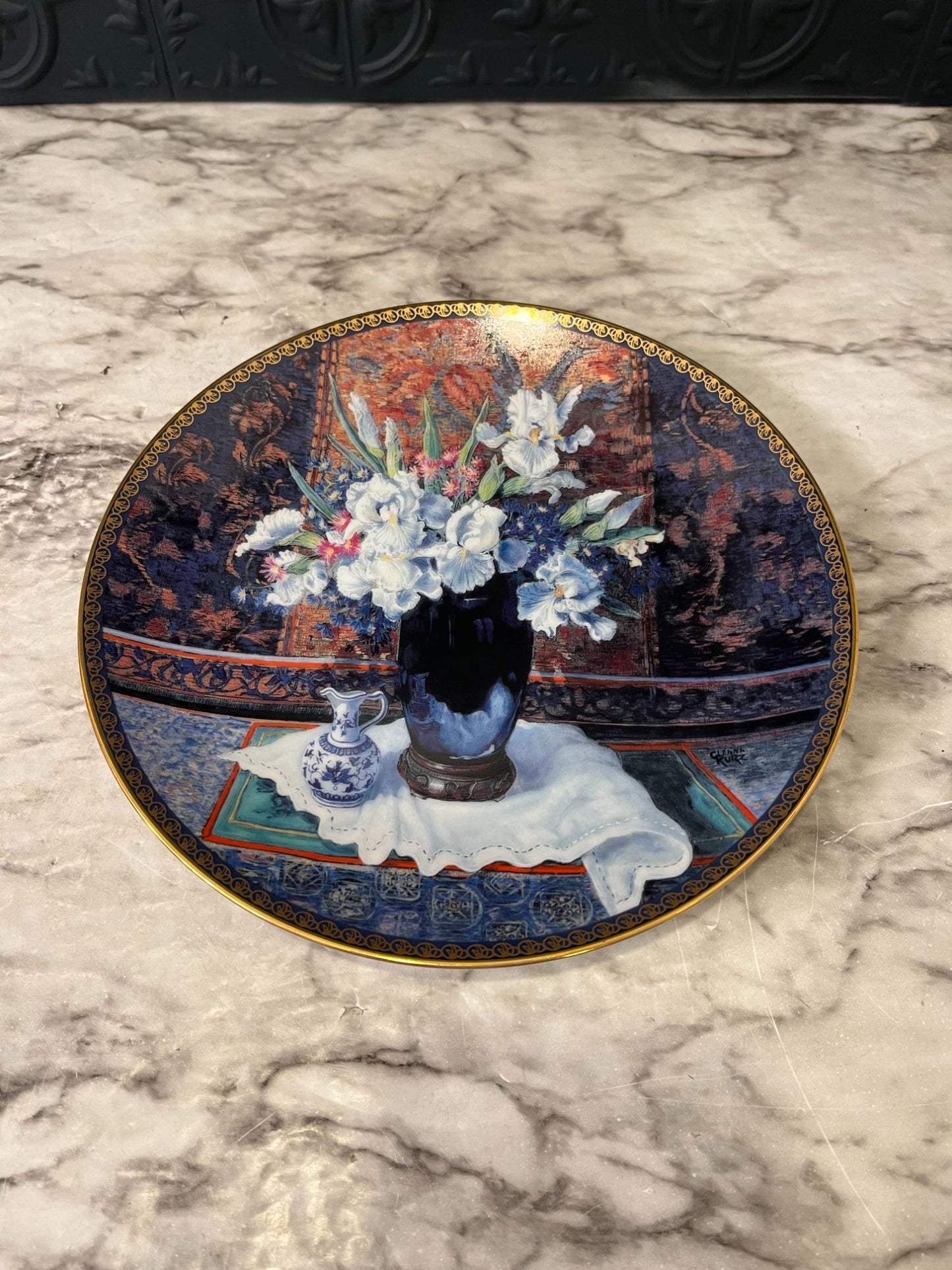 Sonnet of Beauty Plate by Glenna  Kunz