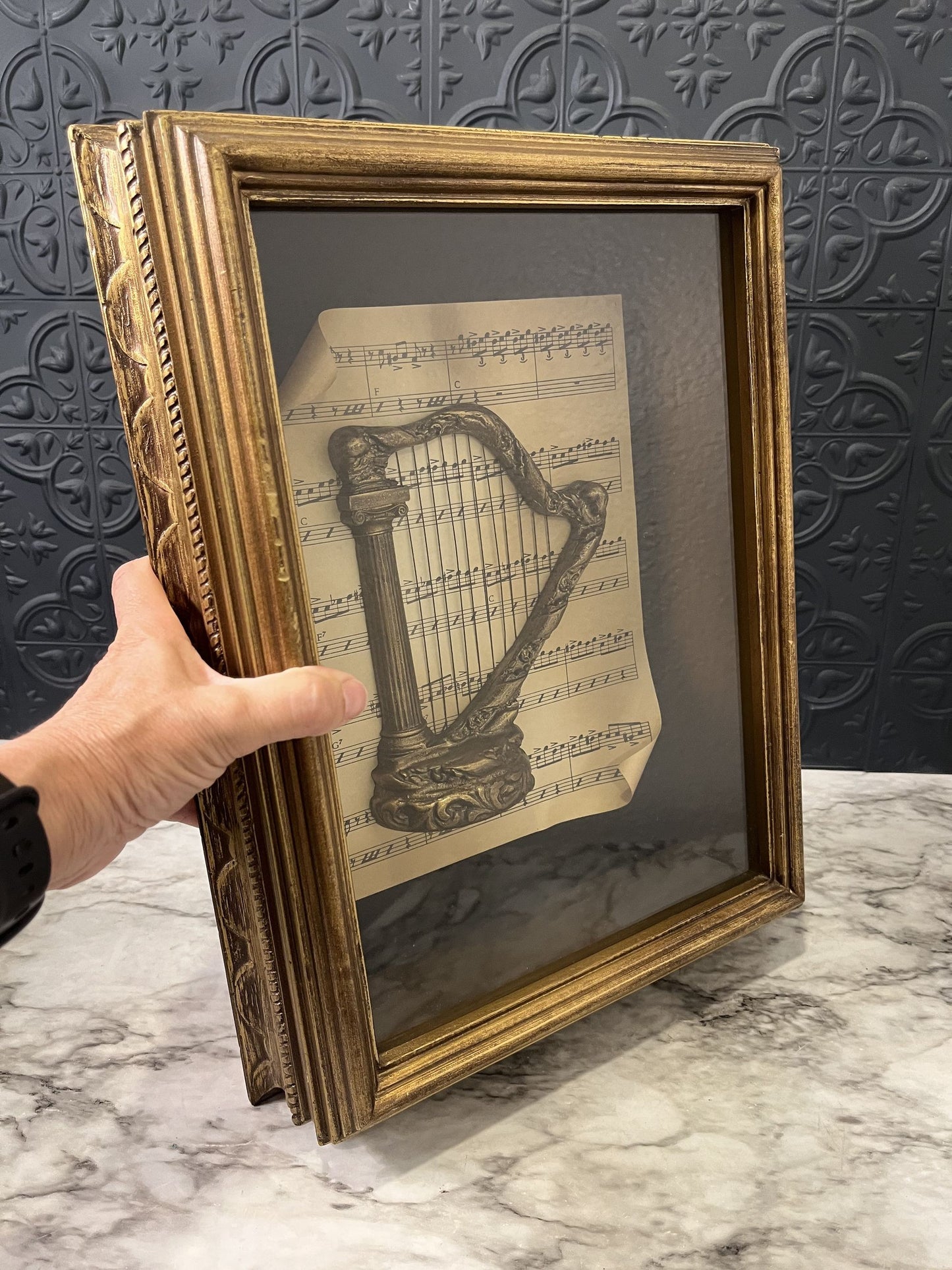 Harp Shadow Box