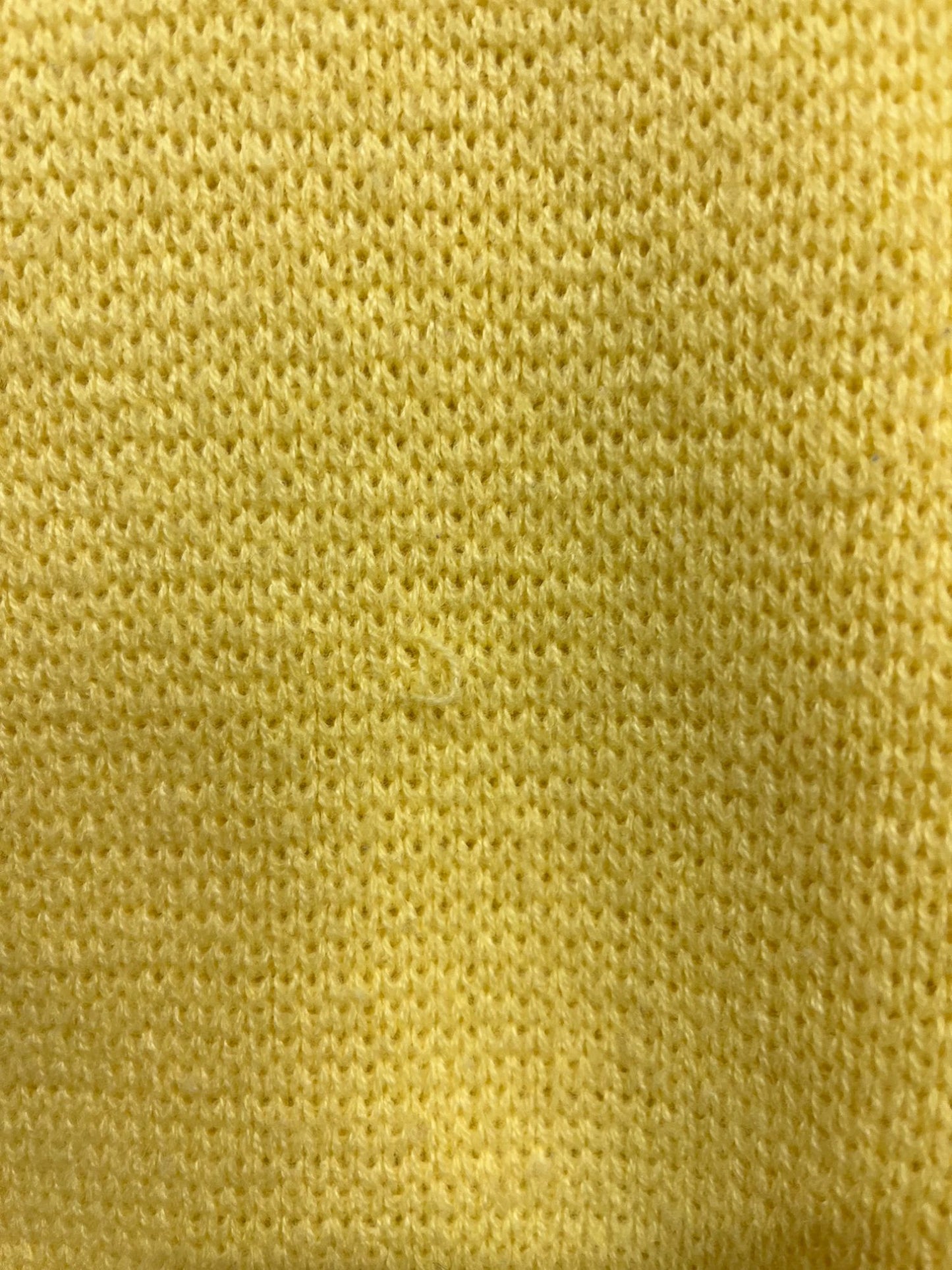 Vintage Pinwheel Yellow Knit Sweater With Embroidered Teddy Bears Design - Medium