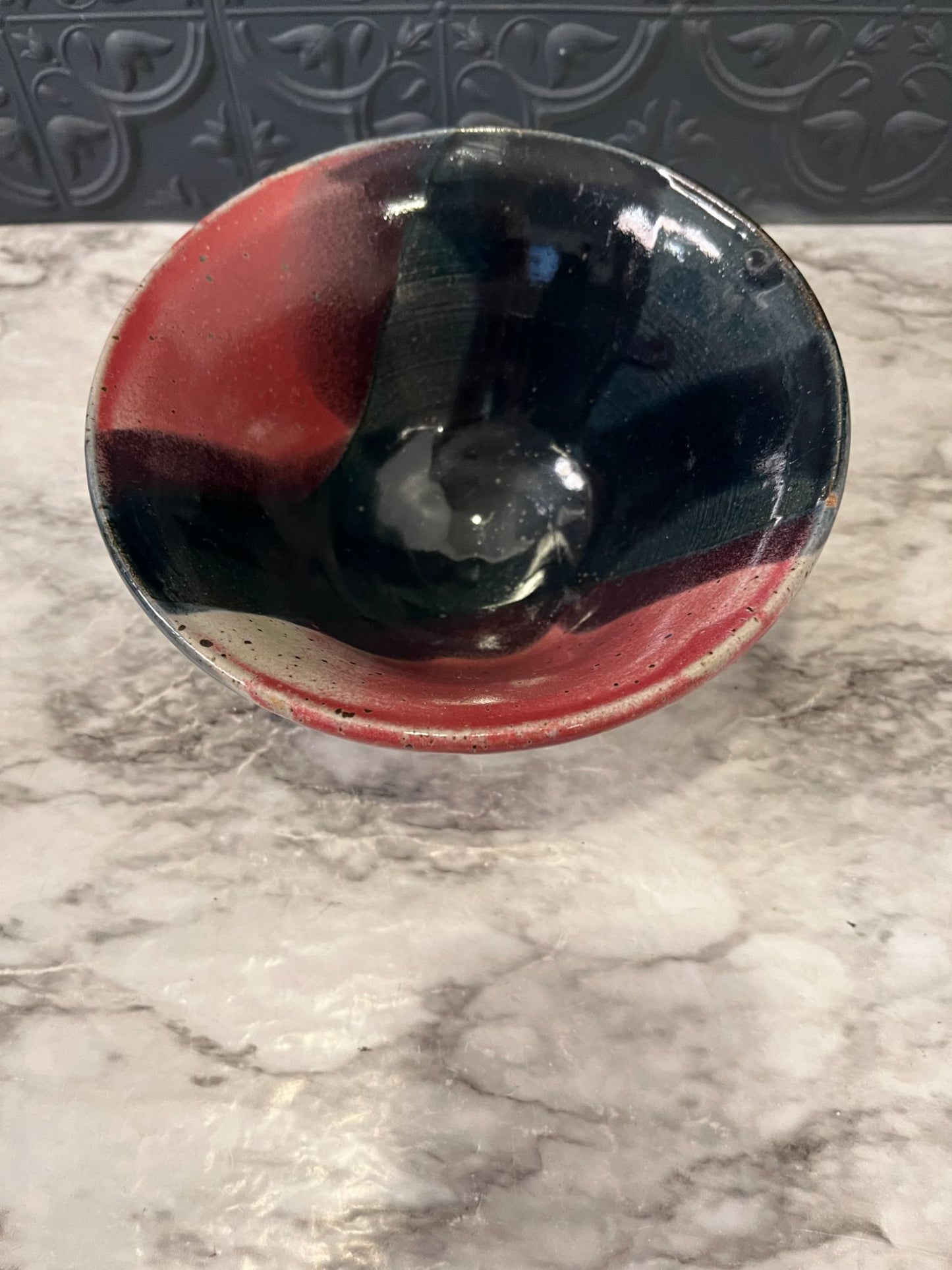 Blue/Pink Pottery Bowl