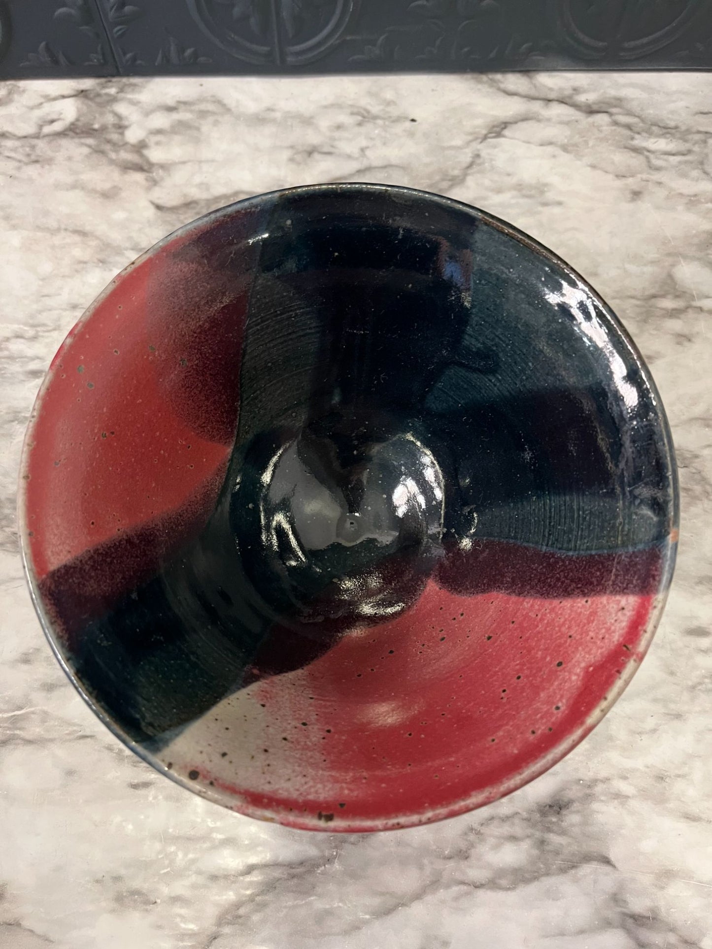 Blue/Pink Pottery Bowl