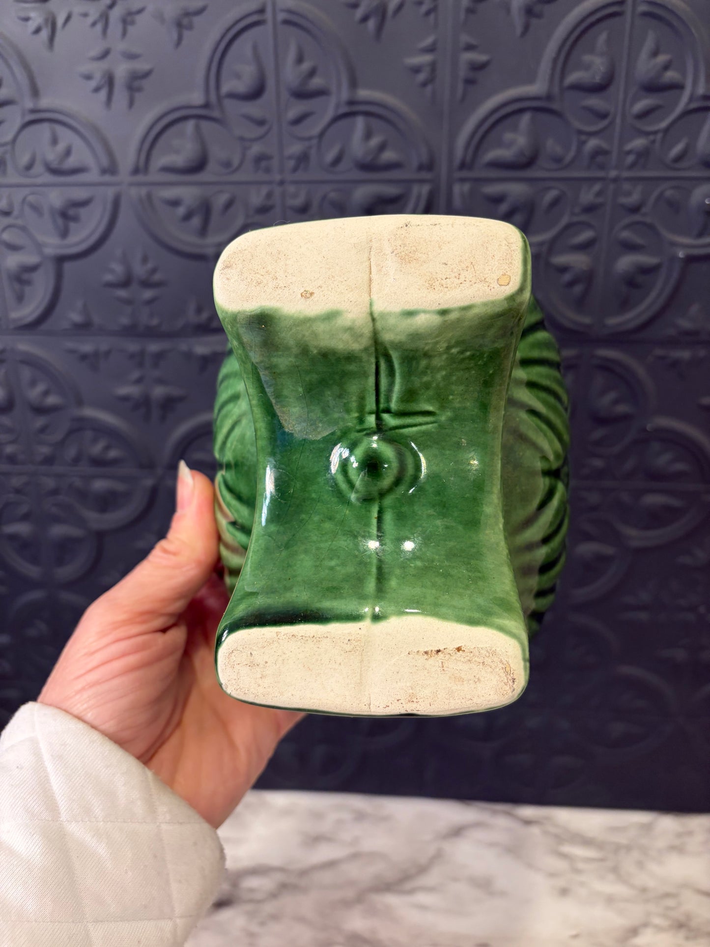 McCoy Style Green Two Tone Planter