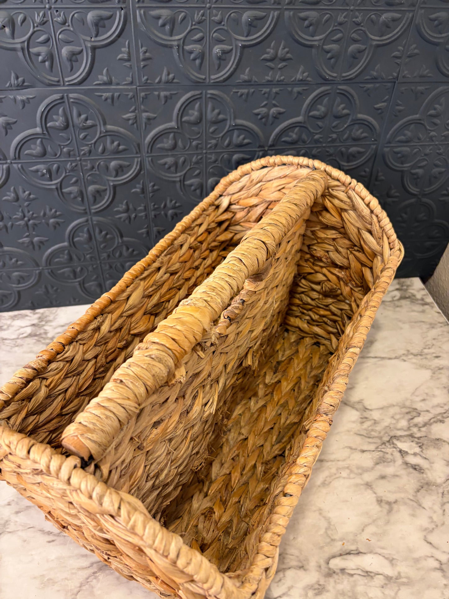Woven Sea Grass Magazine Holder