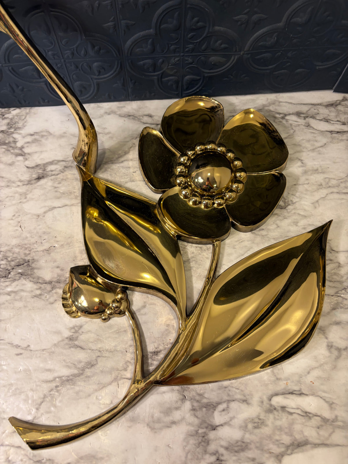 Set of 2 Syroco Flower Wall Decor