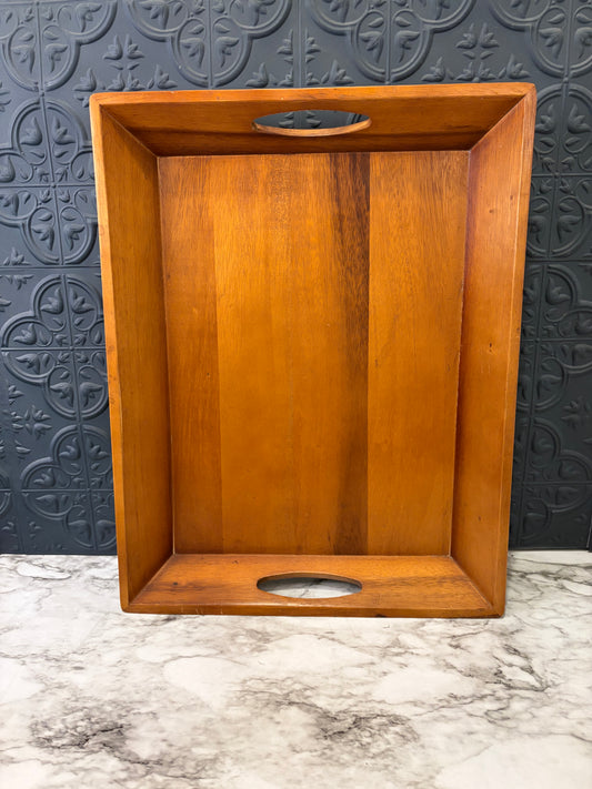 Wood Tray with Handles by Bobby Flay