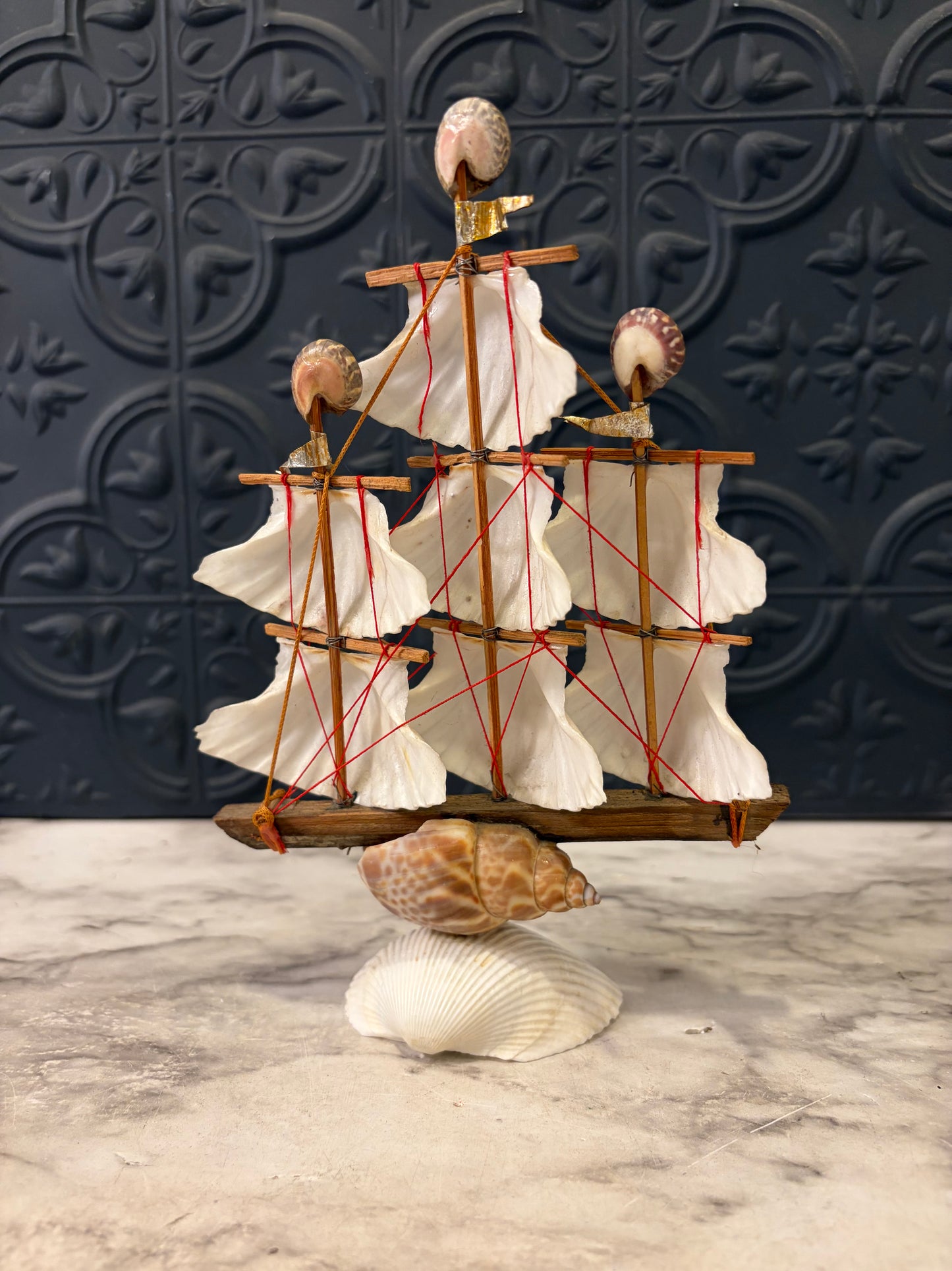 Small Ship made of Shells
