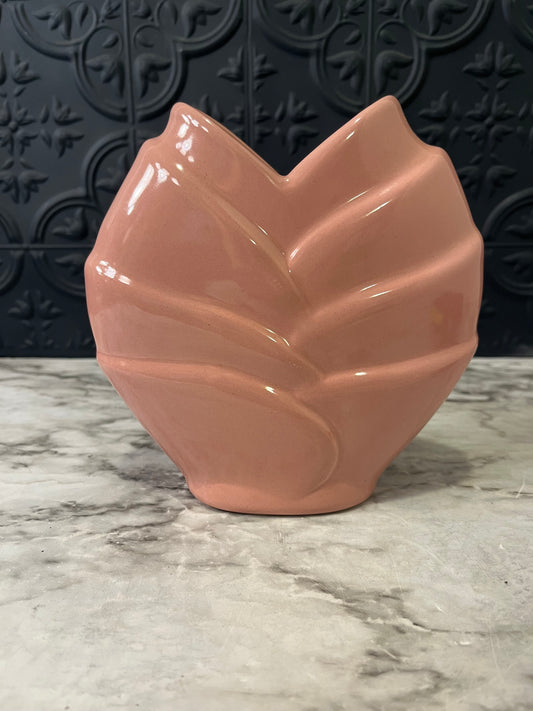 Small Mauve Art Deco Vase United Pottery