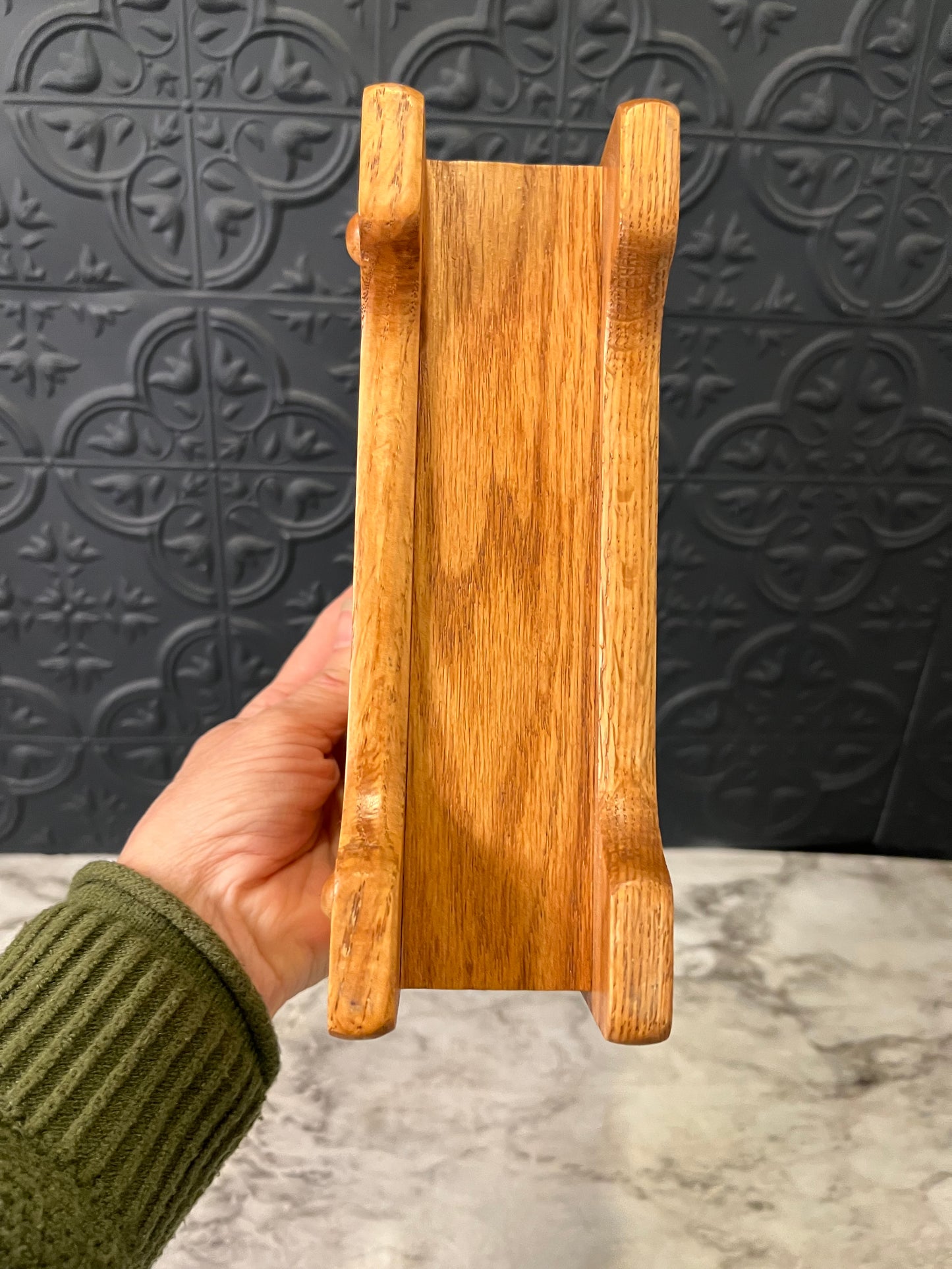 Wood Napkin Holder Give thanks