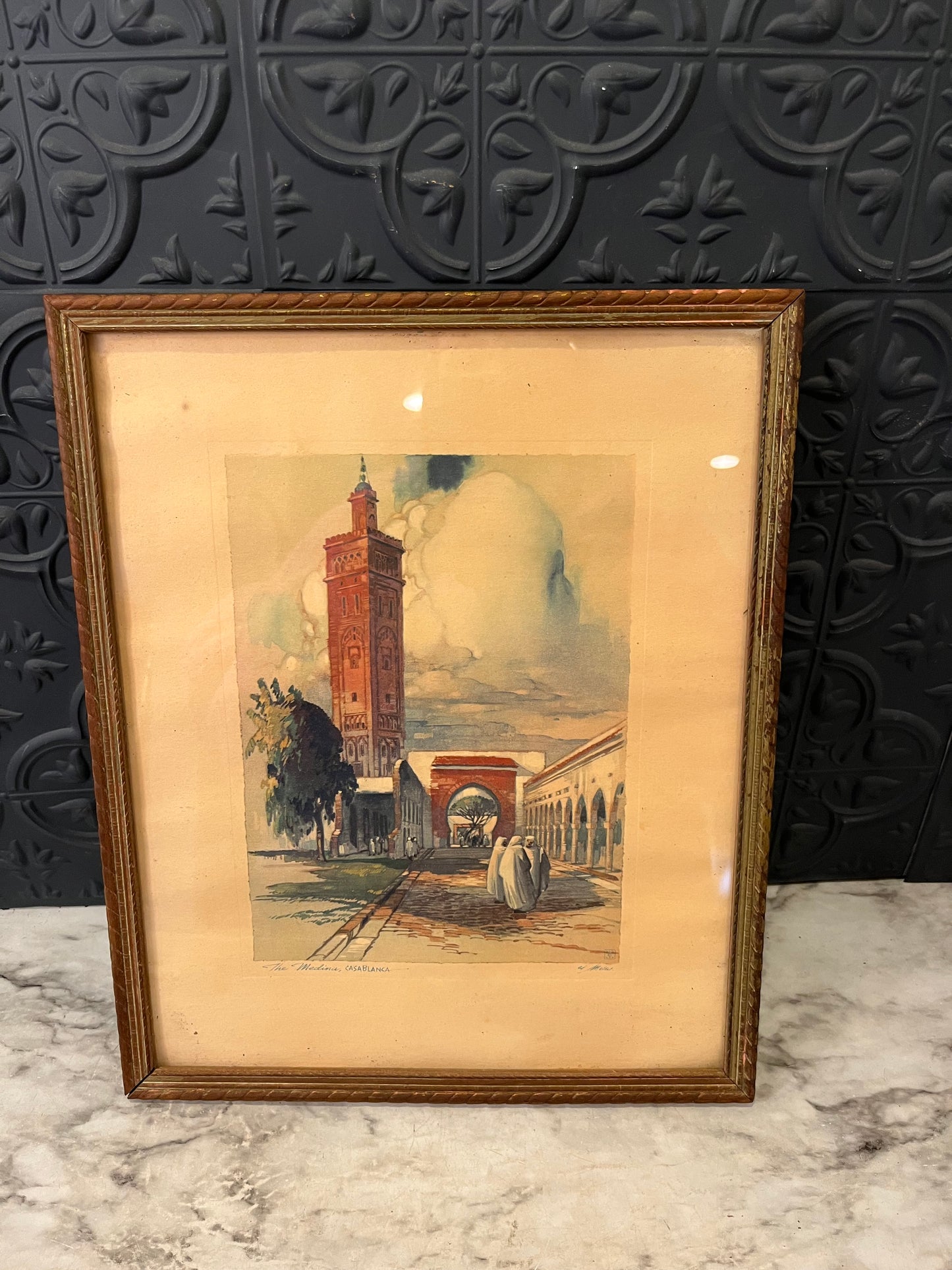 Print of The Koutoubia, Marrakech Frame