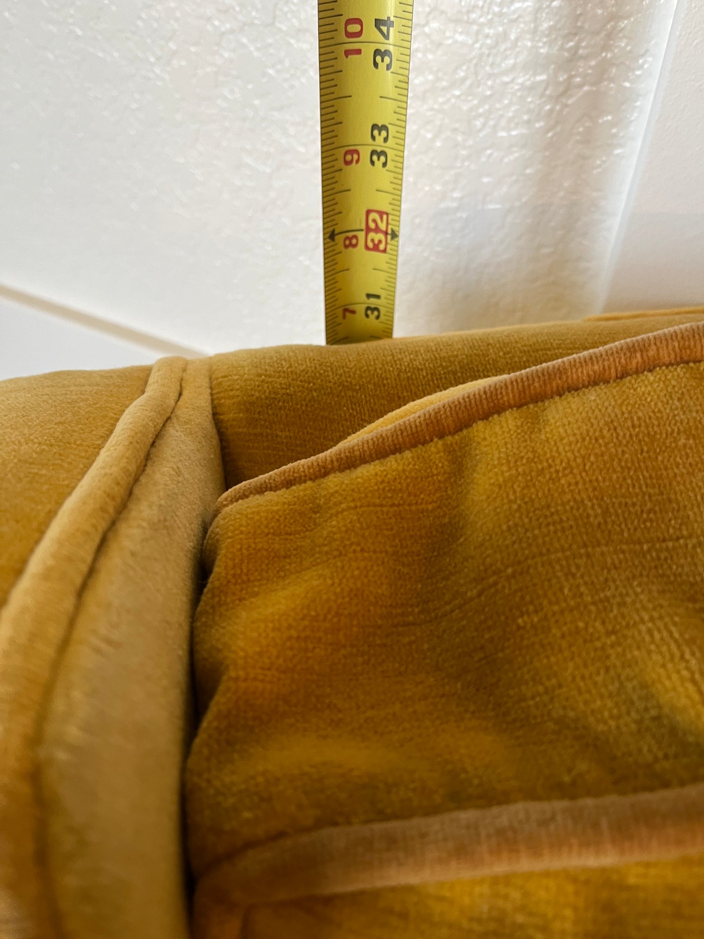 Ethan Allen Gold Velvet Chair - Each