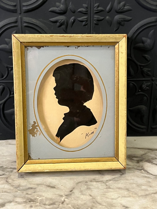 "Kim" Silhouette Framed
