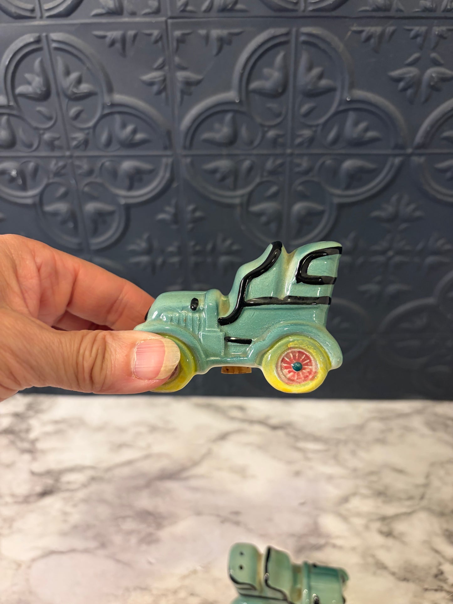 Vintage Car Salt and Pepper