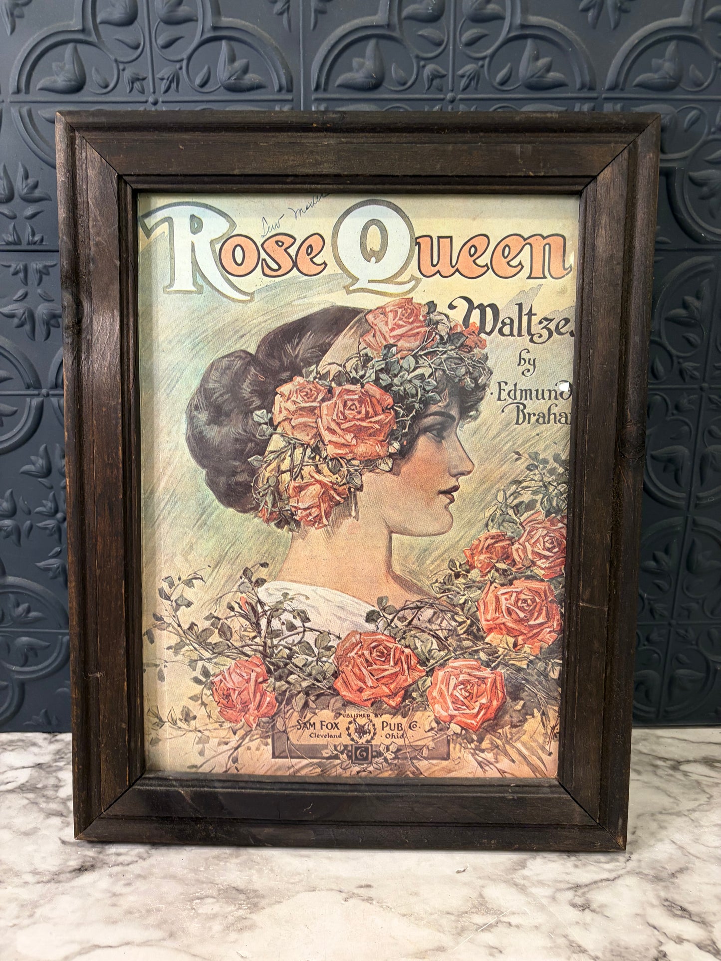 Rose Queen Print Framed