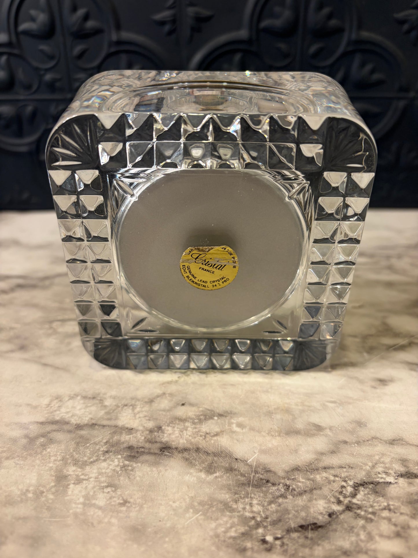 Stanger Crystal Table Clock