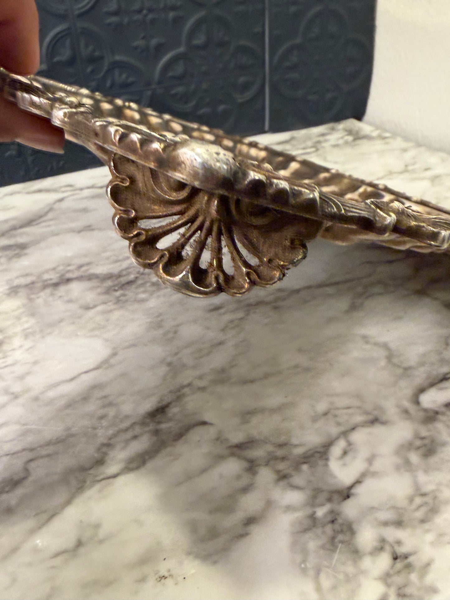 Wallace Silver Plated Square Footed Tray