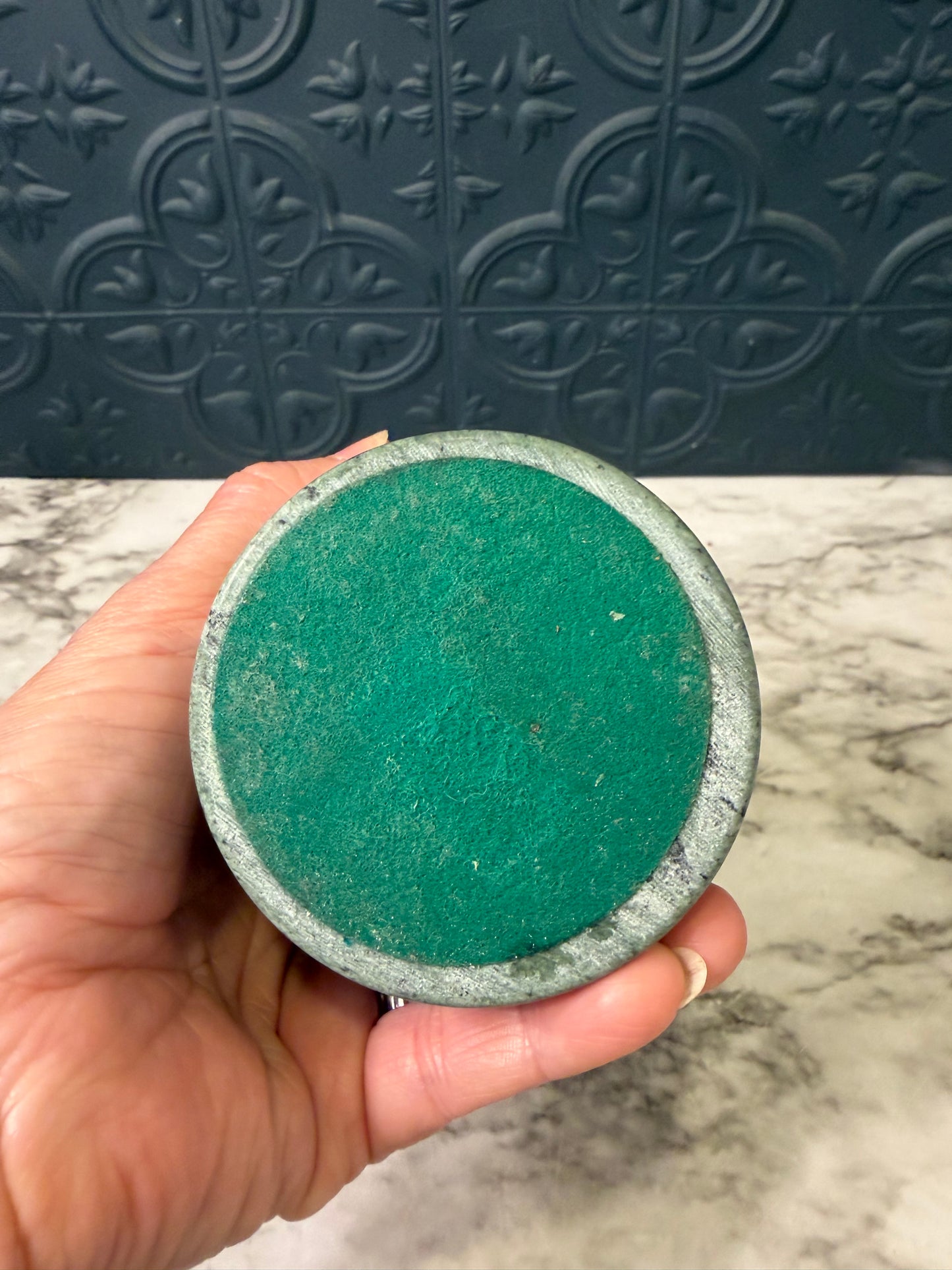Small Green Marble Tumbler