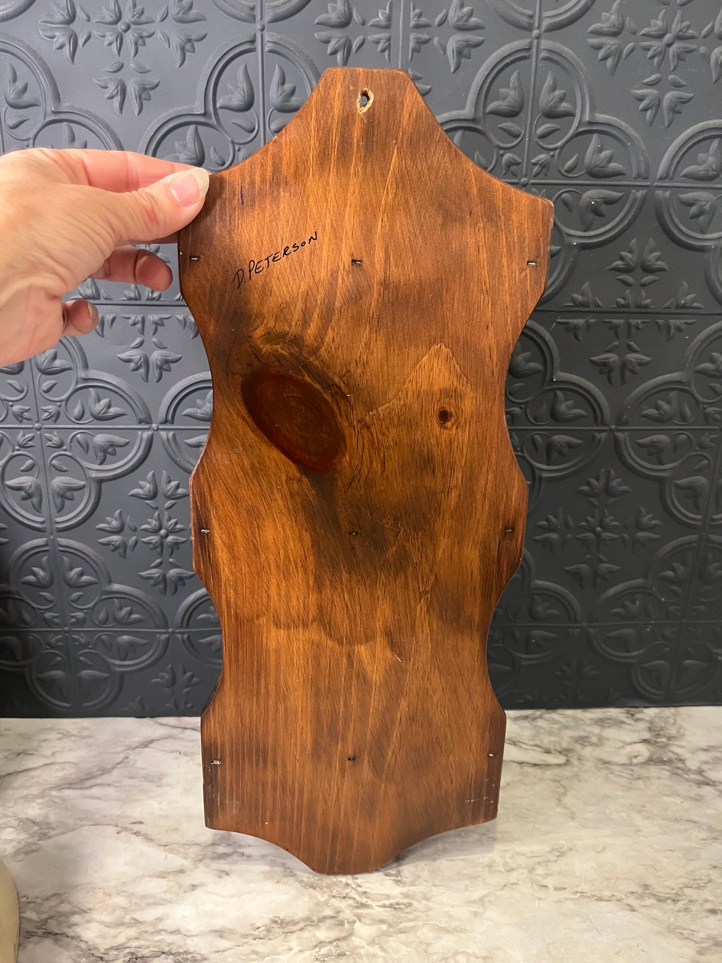 Spoon Rack with Toll Painting