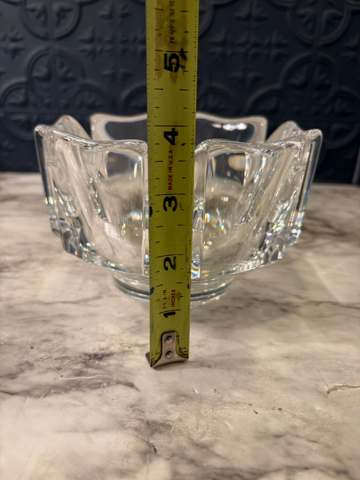 Orrefors Sweden Lead Crystal Bowl