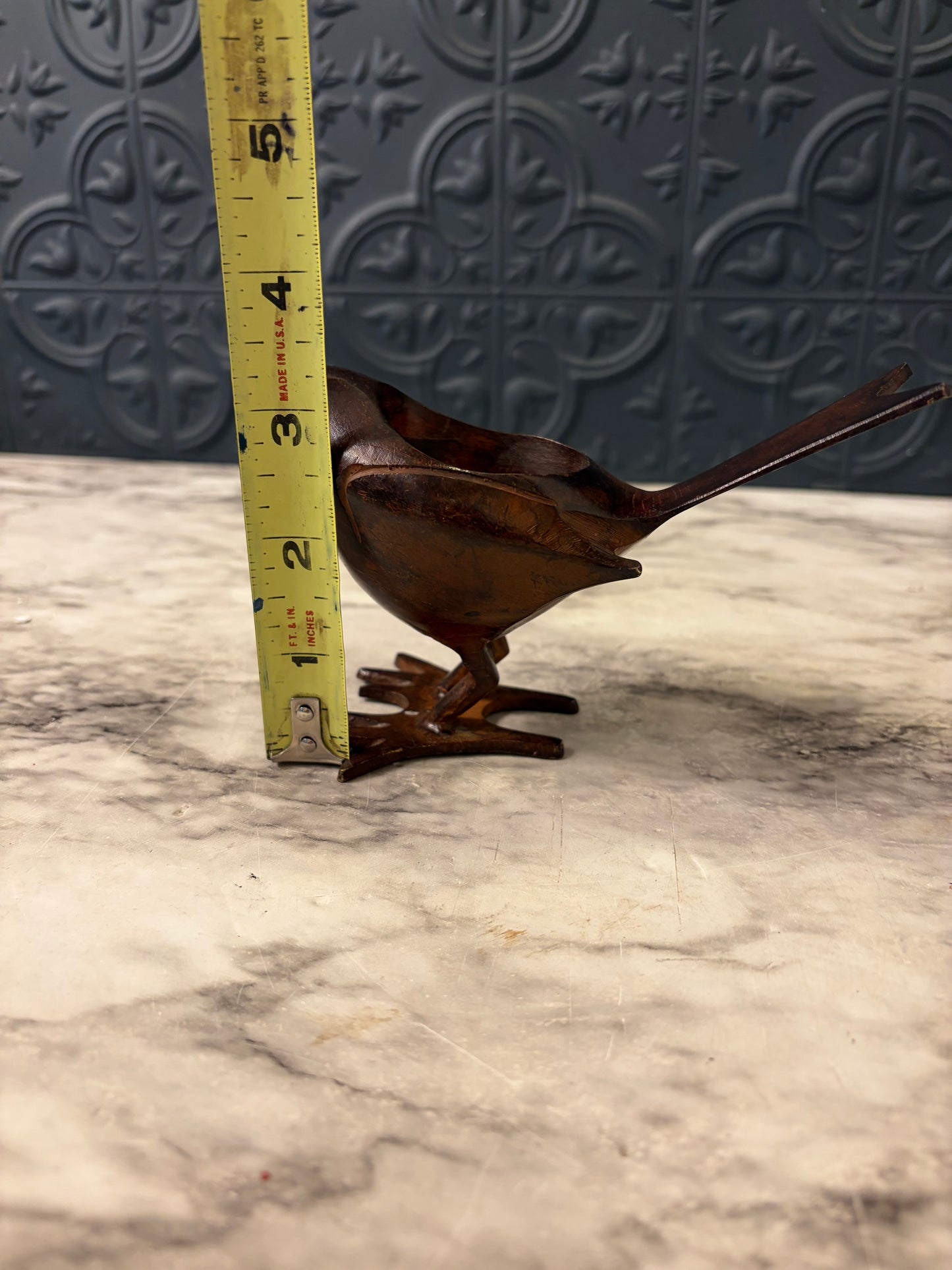 Metal Bird Votive Holder