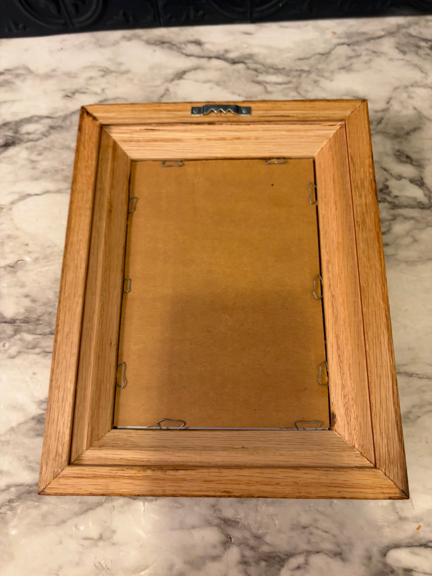 Orpinas Print of 5 Flying Ducks in Wood Frame