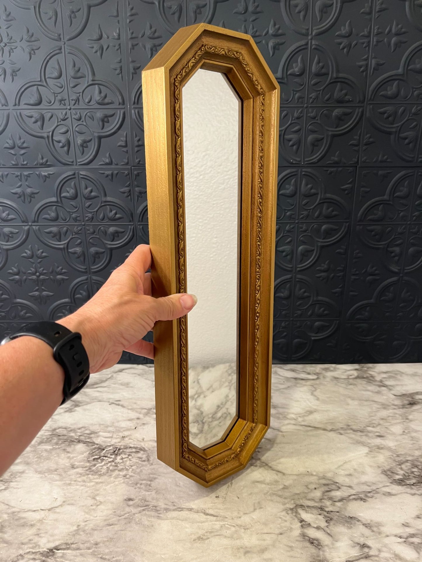 Long Octagon Home Interior  Mirror